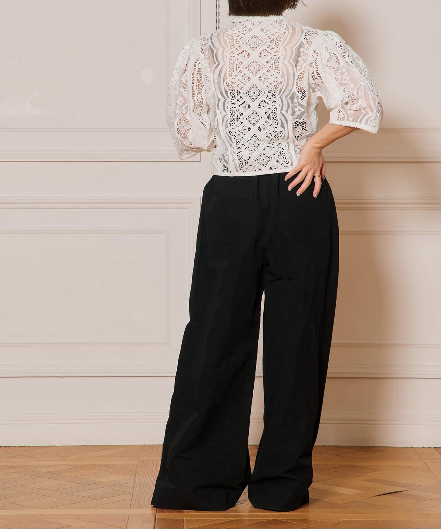 IENA LA BOUCLE エンブロイダリーブラウス（シャツ／ブラウス）｜IENA