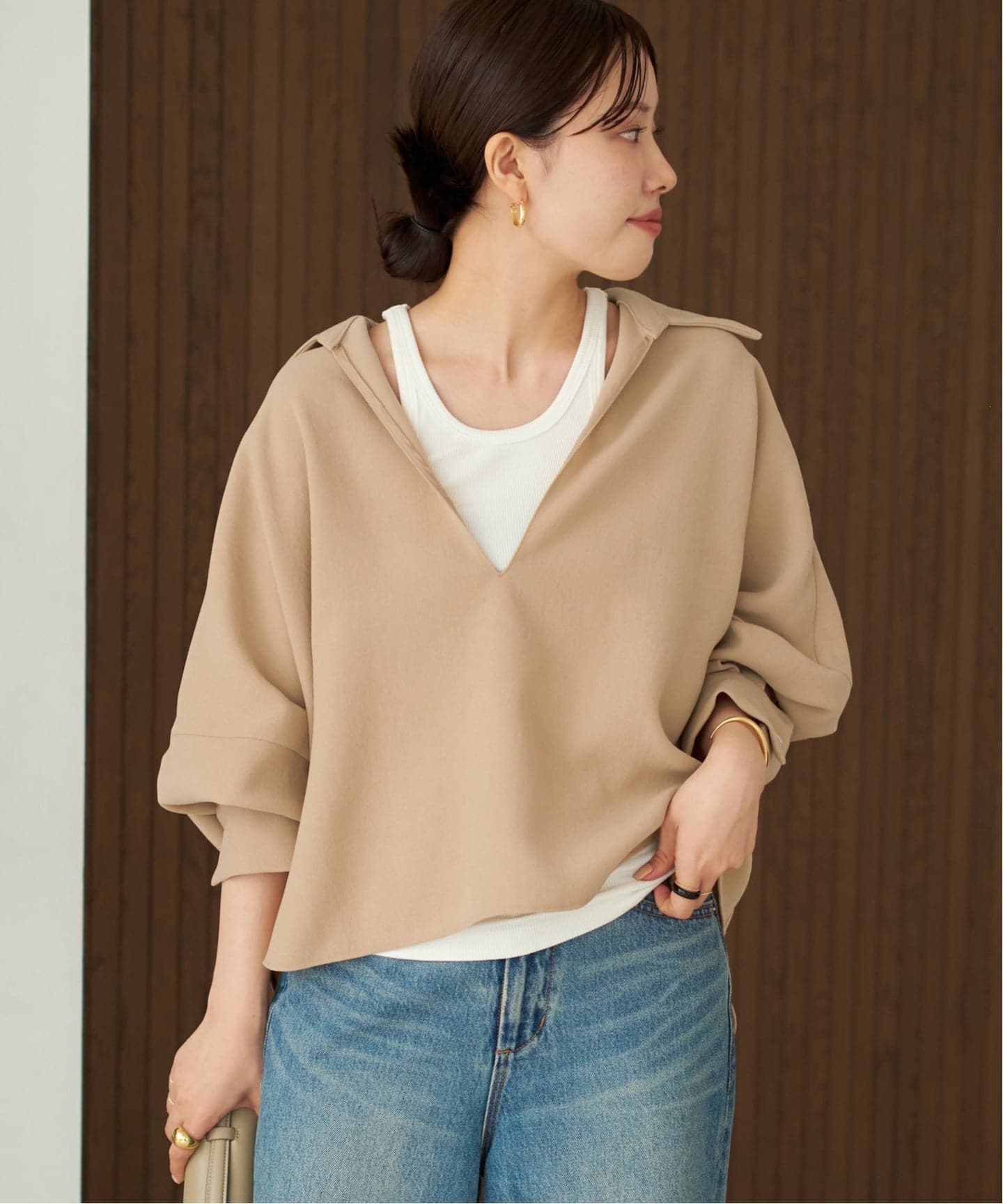 追加》GEORGETTE SKIPPER ブラウス（シャツ／ブラウス）｜Plage