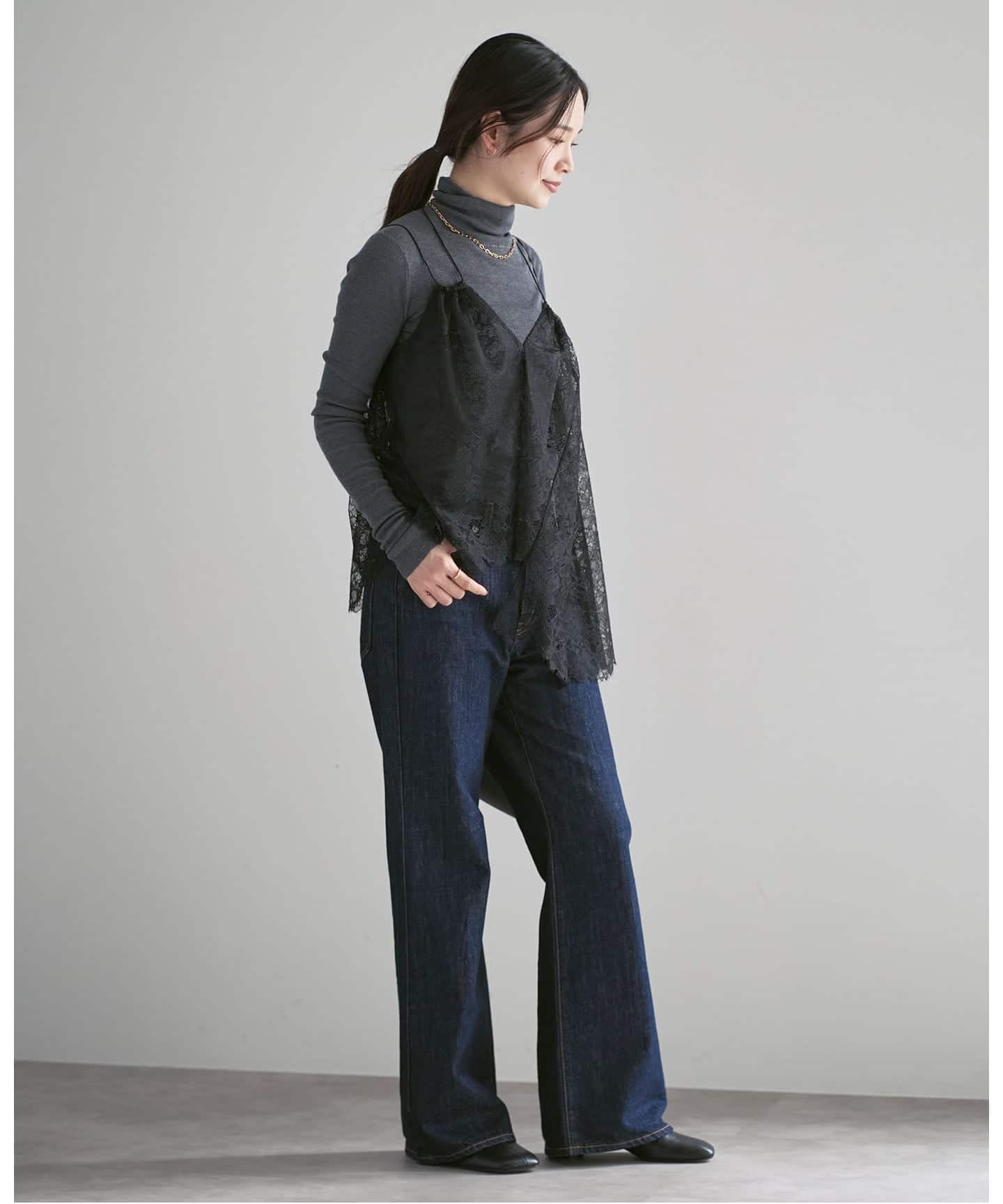 追加》ラッセルレースギャザーキャミ（キャミソール）｜NOBLE