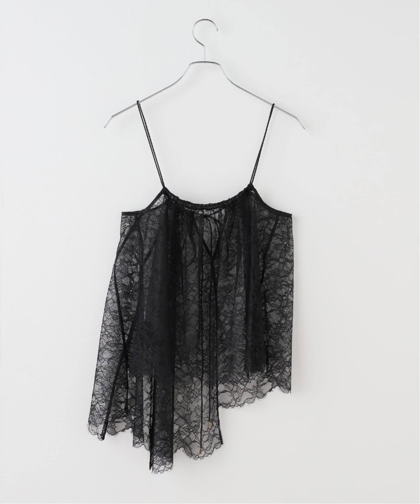 追加》ラッセルレースギャザーキャミ（キャミソール）｜NOBLE