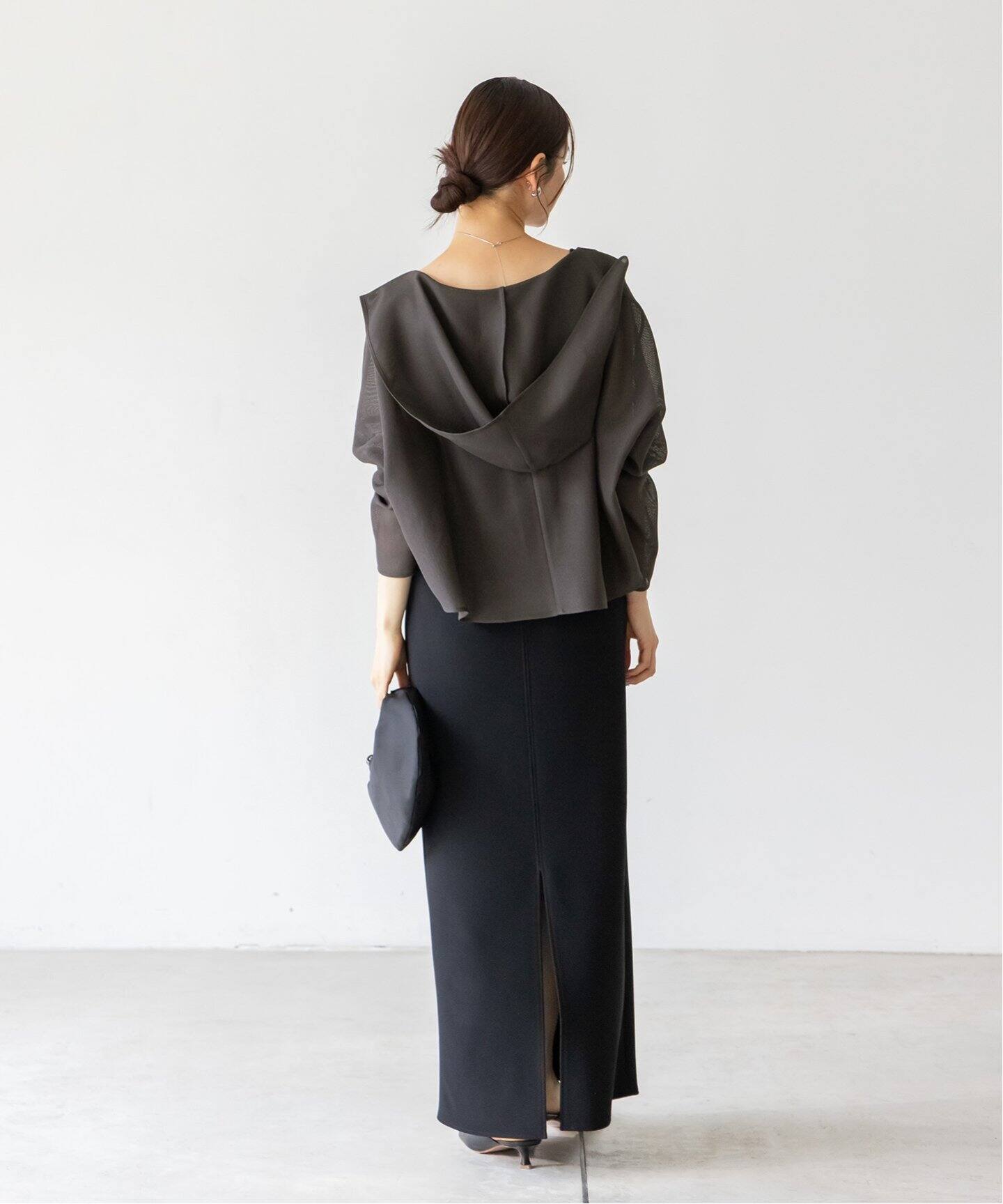 ブリーズメッシュショートフードブラウス（シャツ／ブラウス）｜NOBLE