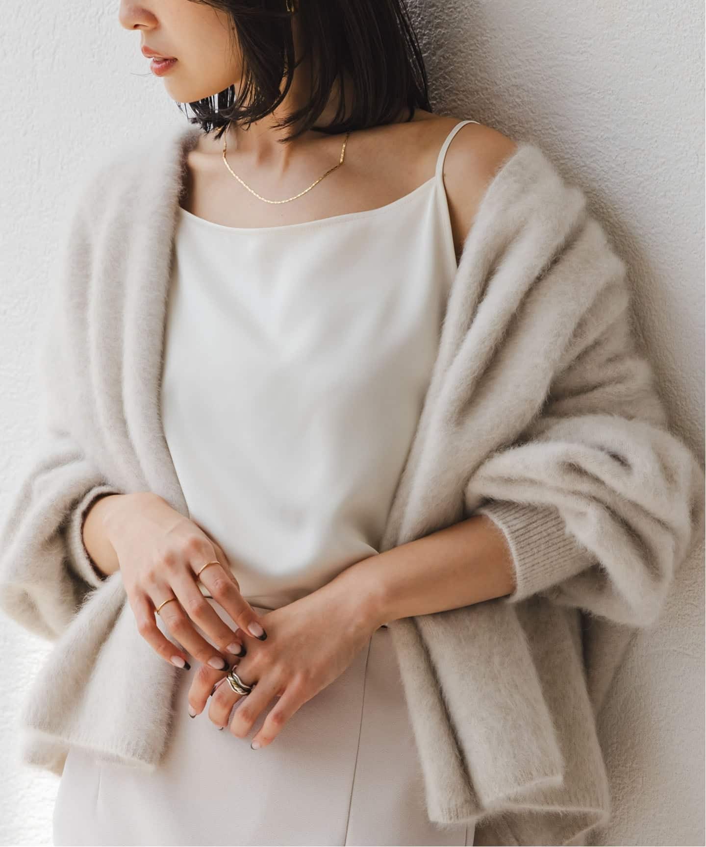 追加》メルティサテン2WAYキャミ（キャミソール）｜NOBLE（ノーブル