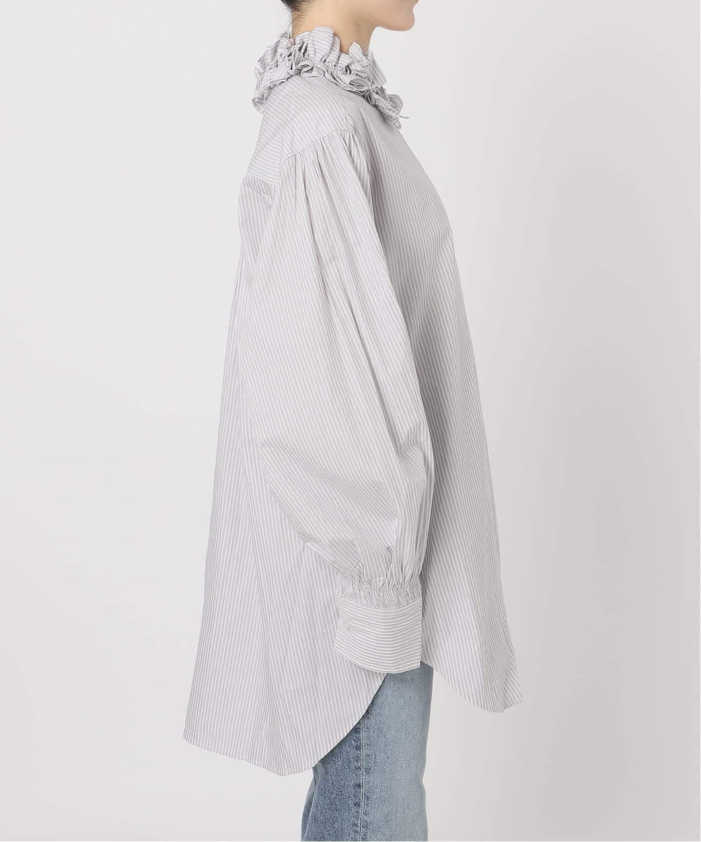 crinkle crinkle crinkle 別注frill coller shirts*（シャツ／ブラウス