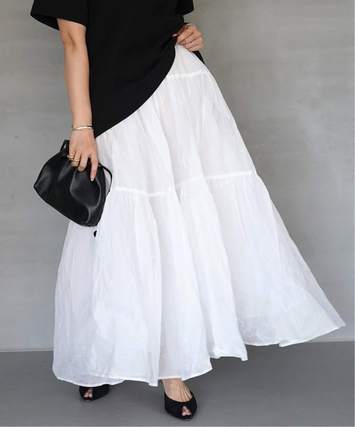 MARILYN MOON/マリリンムーン】dramatic skirt（ロング・マキシ丈