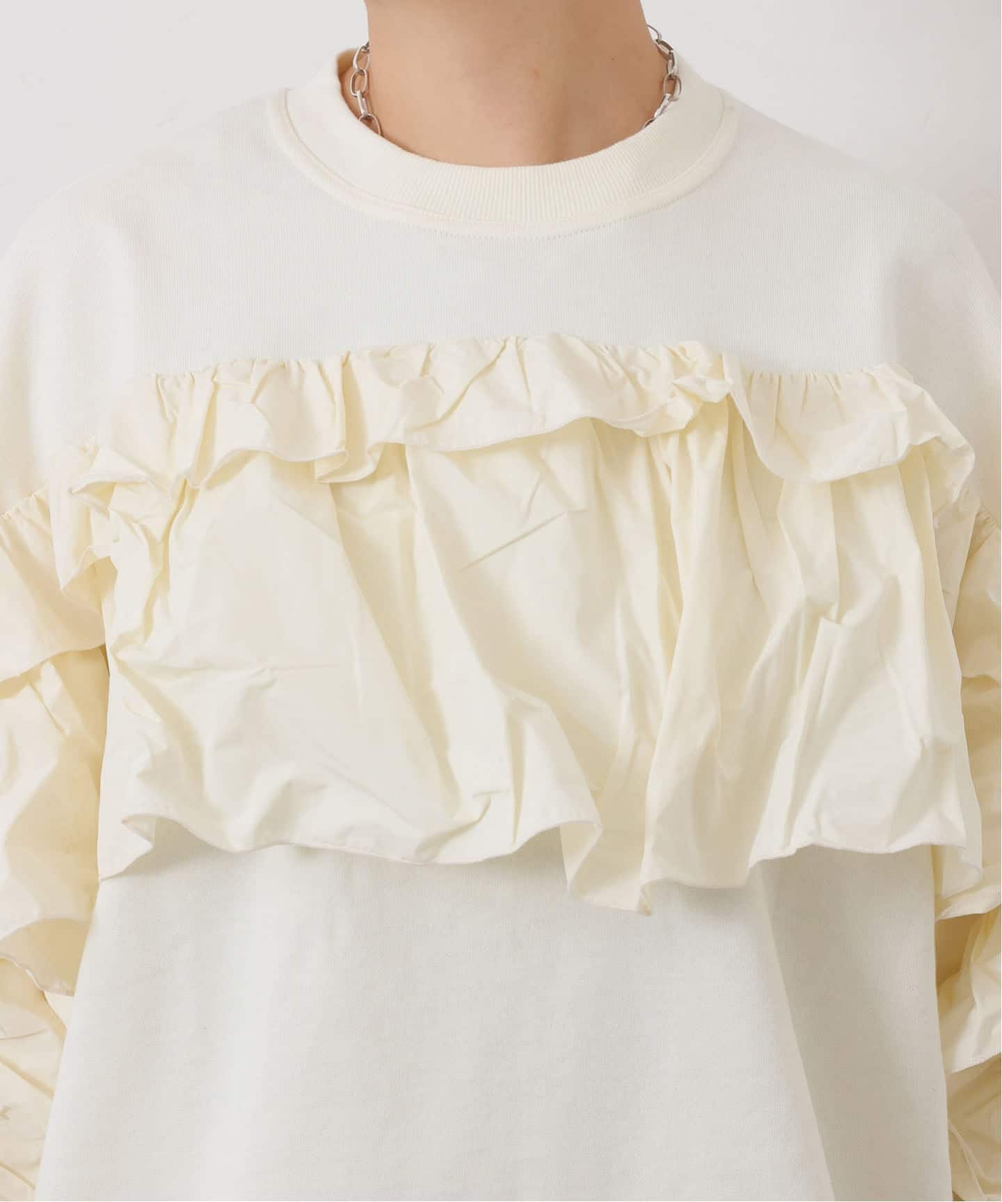 タフタ フリルプルオーバー（その他トップス）｜journal standard luxe