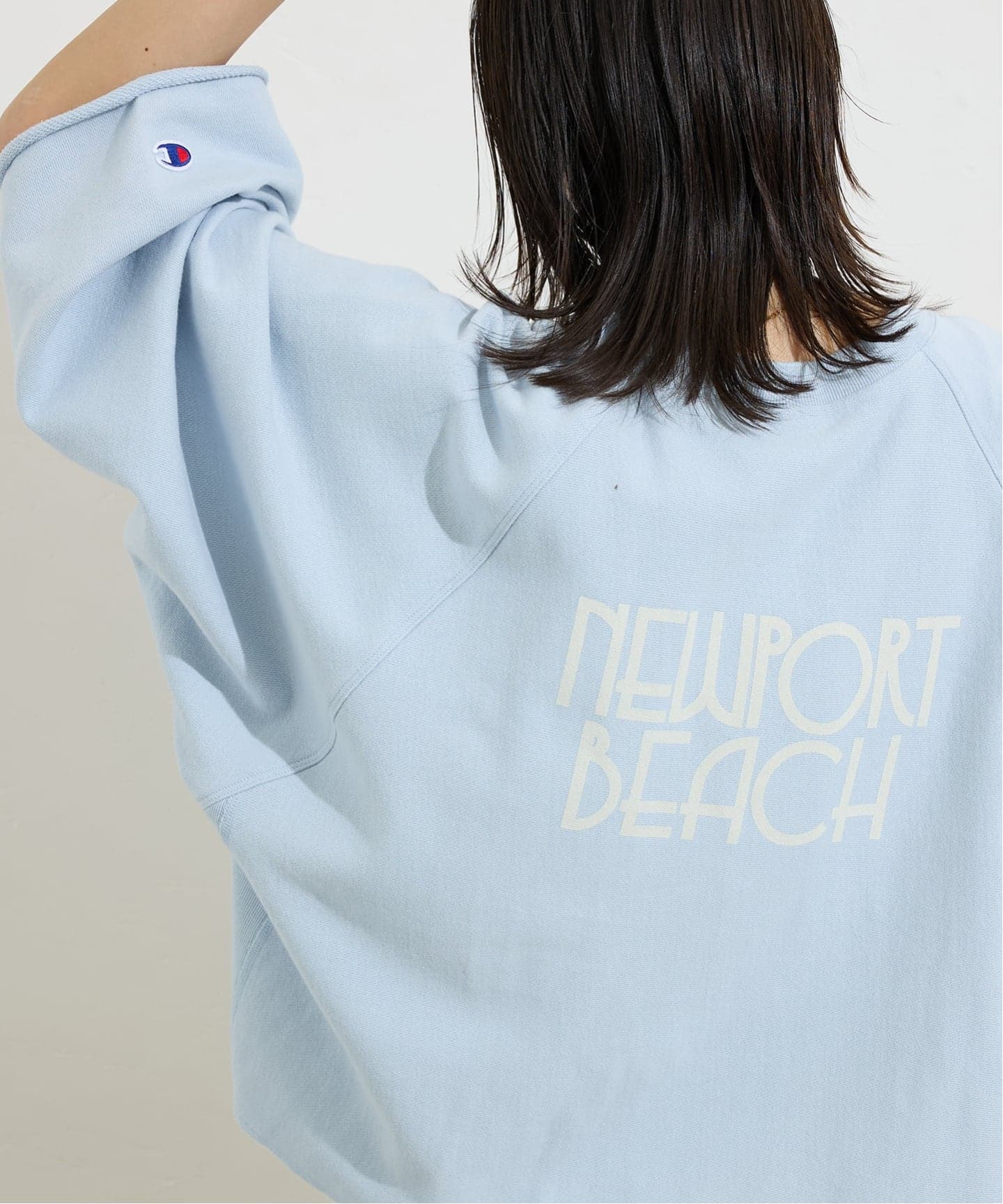 別注【CHAMPION/チャンピオン】カットオフ バックロゴスウェット