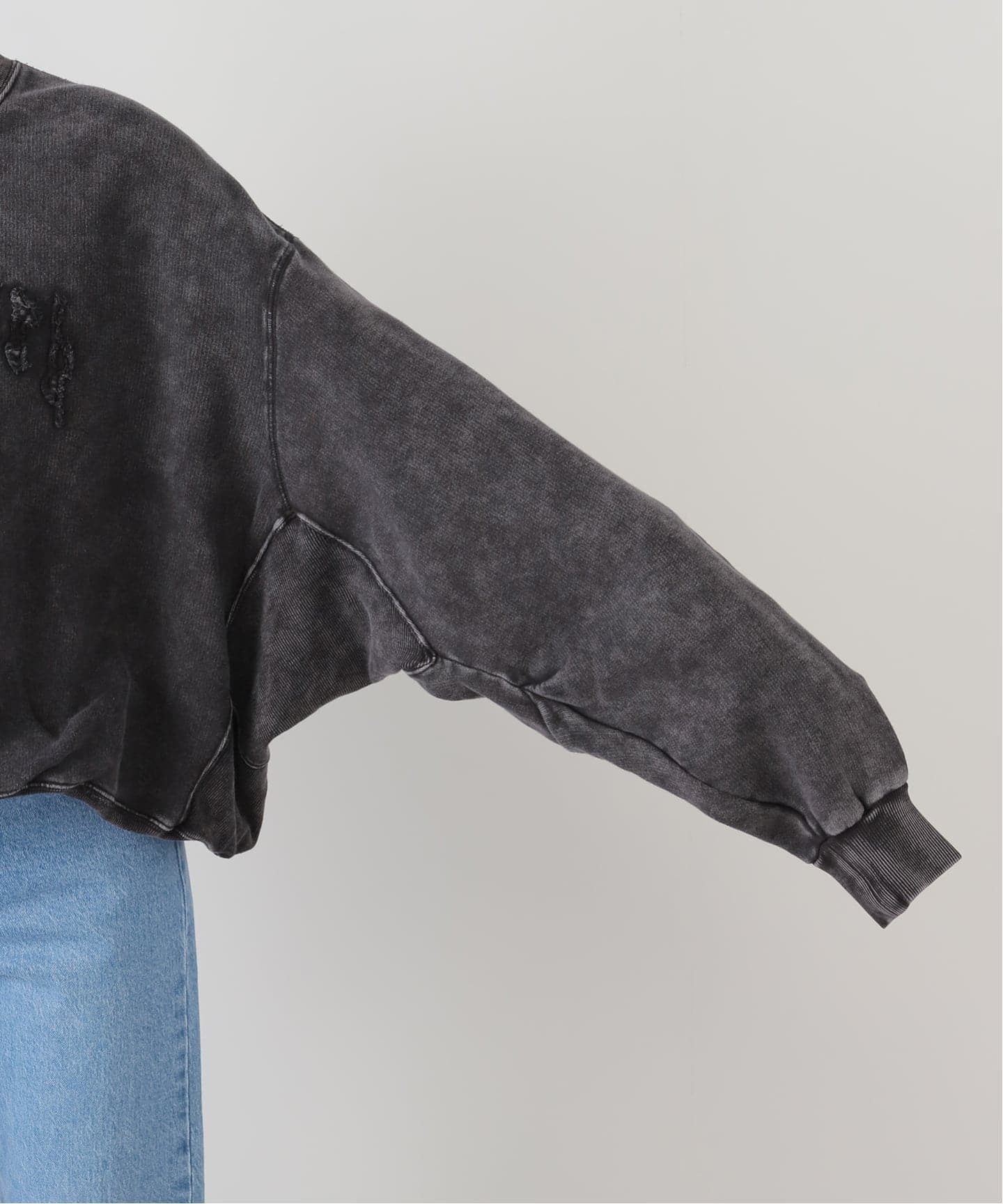 R13/アールサーティーン】 NY BALLOON CREWNECK SWEAT（スウェット