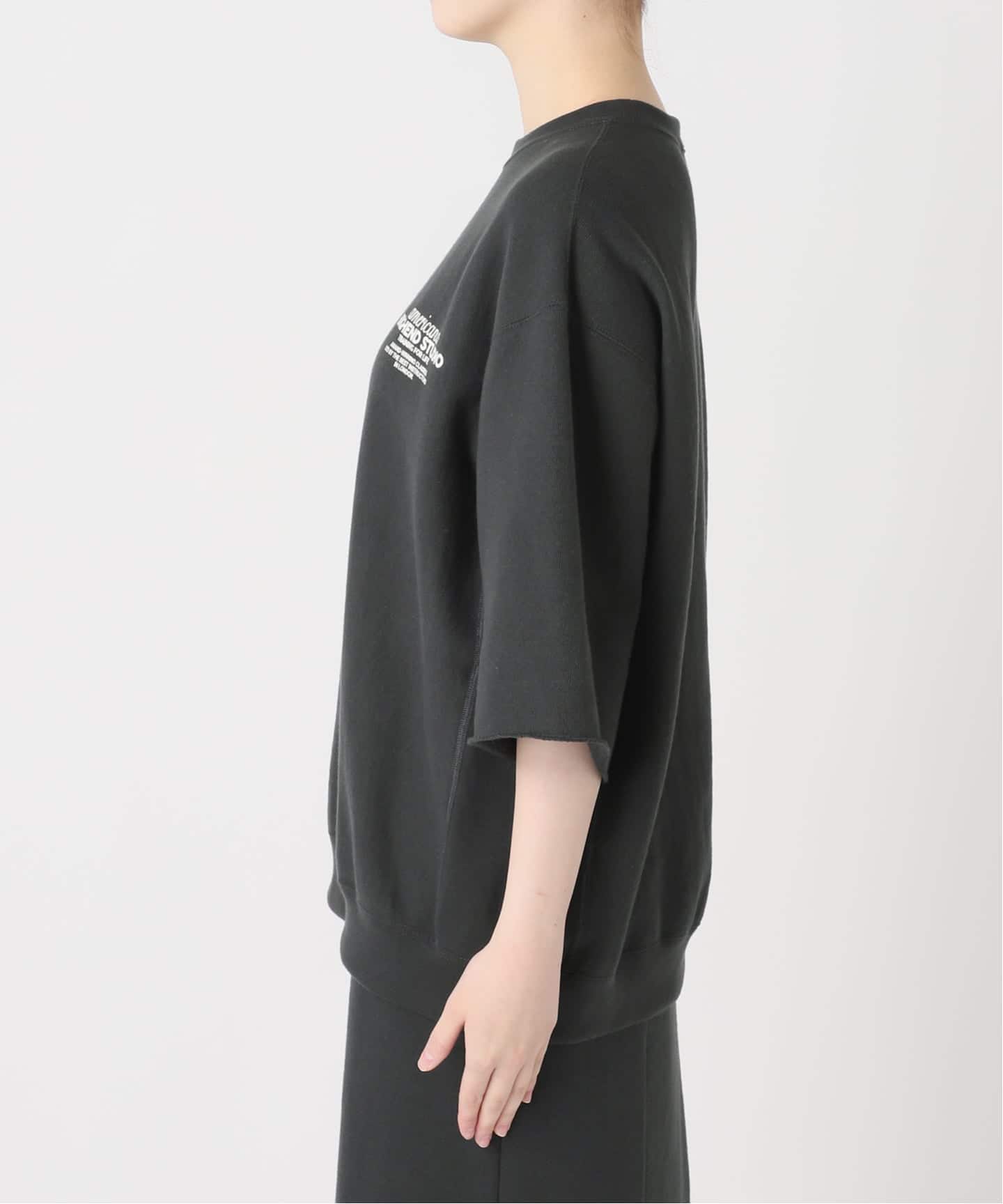 AMERICANA/アメリカーナ】 HALF SLEEVE SWEAT（スウェット）｜L