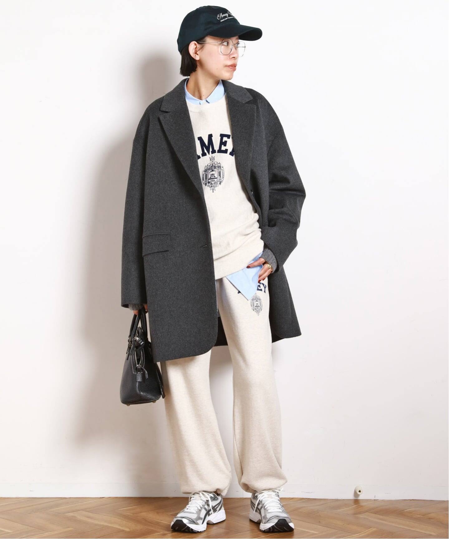 AMERICANA/アメリカーナ】別注AMEY emblem C/N PULLOVER（Tシャツ