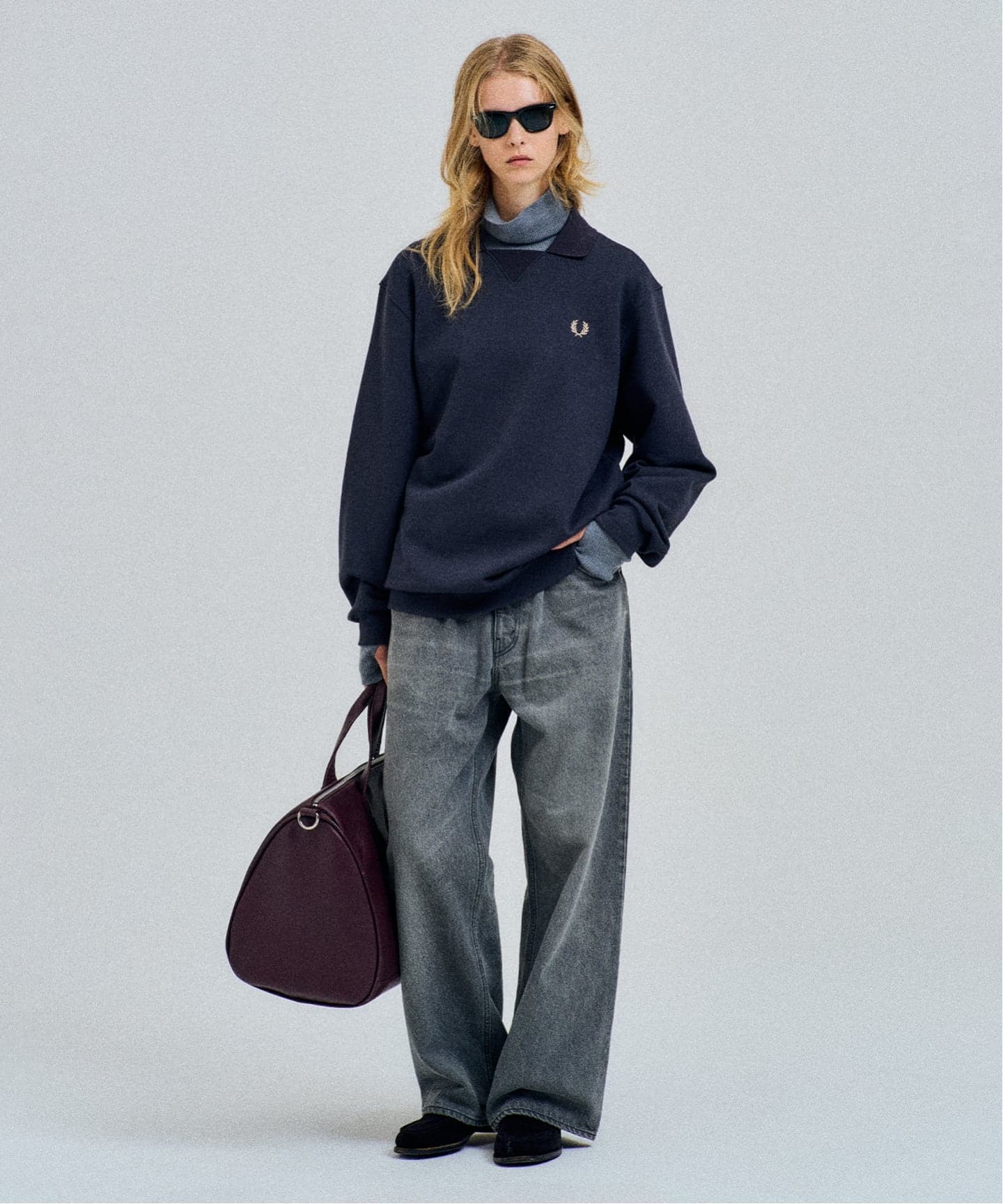 FRED PERRY / フレッドペリー 別注 フットボール カラー スウェット