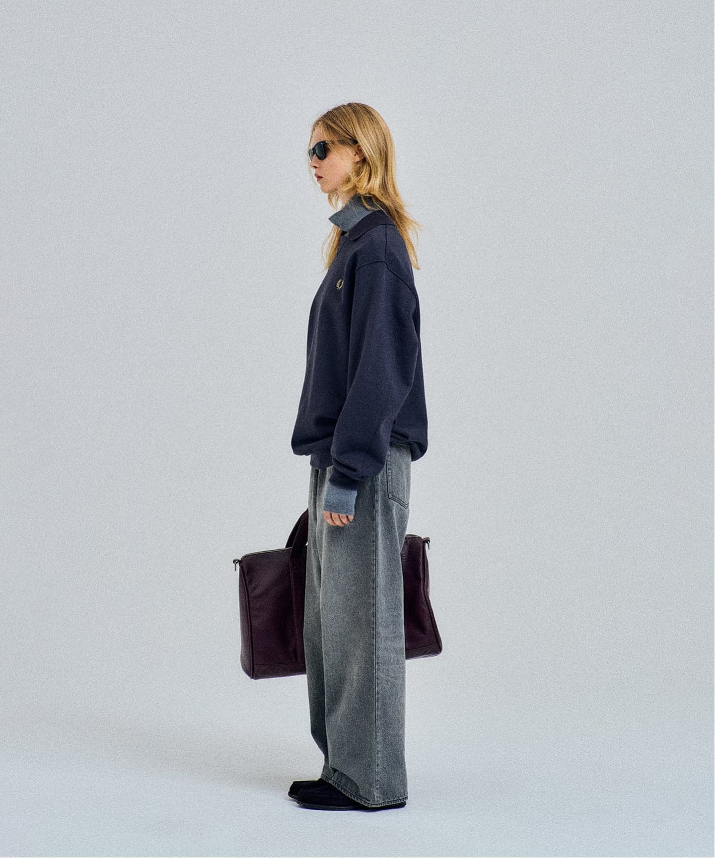 FRED PERRY / フレッドペリー 別注 フットボール カラー スウェット