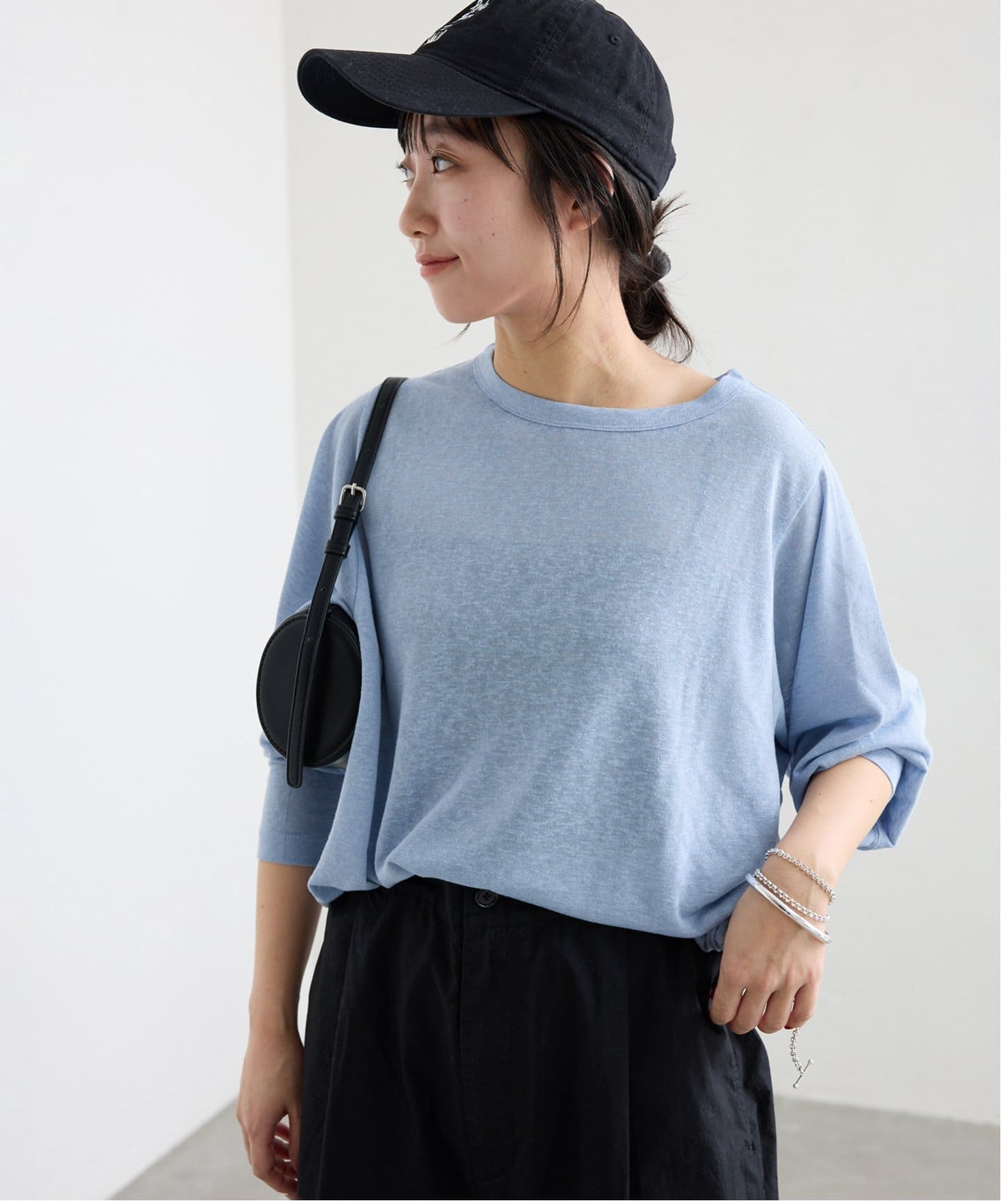 追加》スラブネップ天竺プルオーバー（Tシャツ／カットソー）｜SLOBE