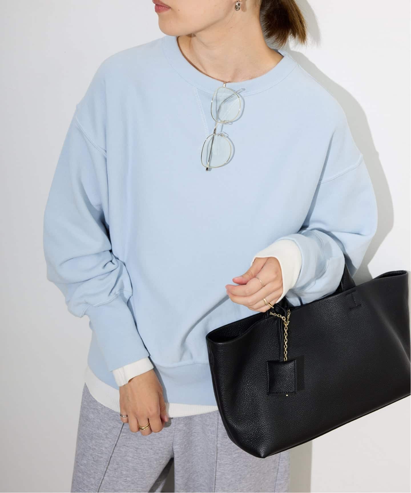 追加2》Champion/チャンピオン SLOBE別注 無地ガゼットスウェット