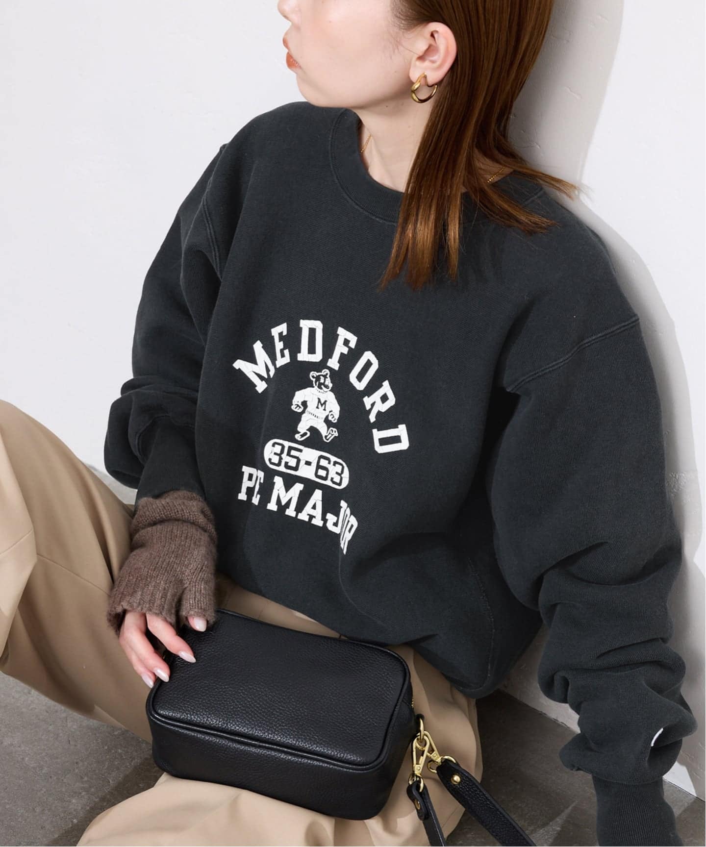 Champion/チャンピオン SLOBE別注 Reverse Weave ロゴスウェット