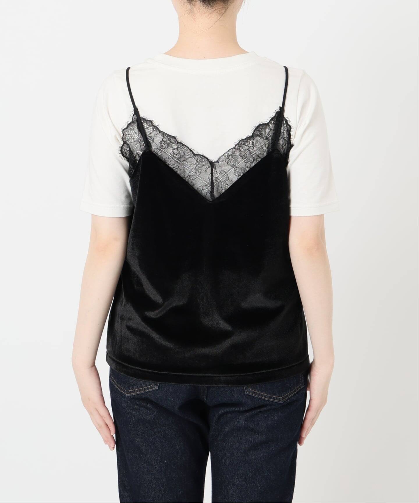 miller/ミラー SLOBE別注 ベロアレースミャミソール（キャミソール