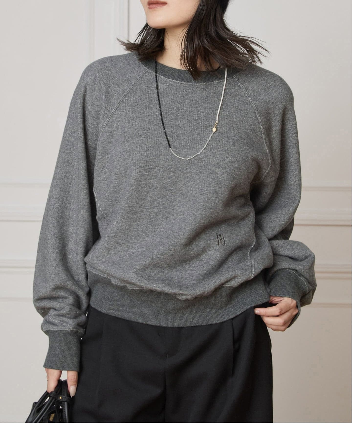 IENA LA BOUCLE カーブスリーブスウェット（スウェット）｜IENA