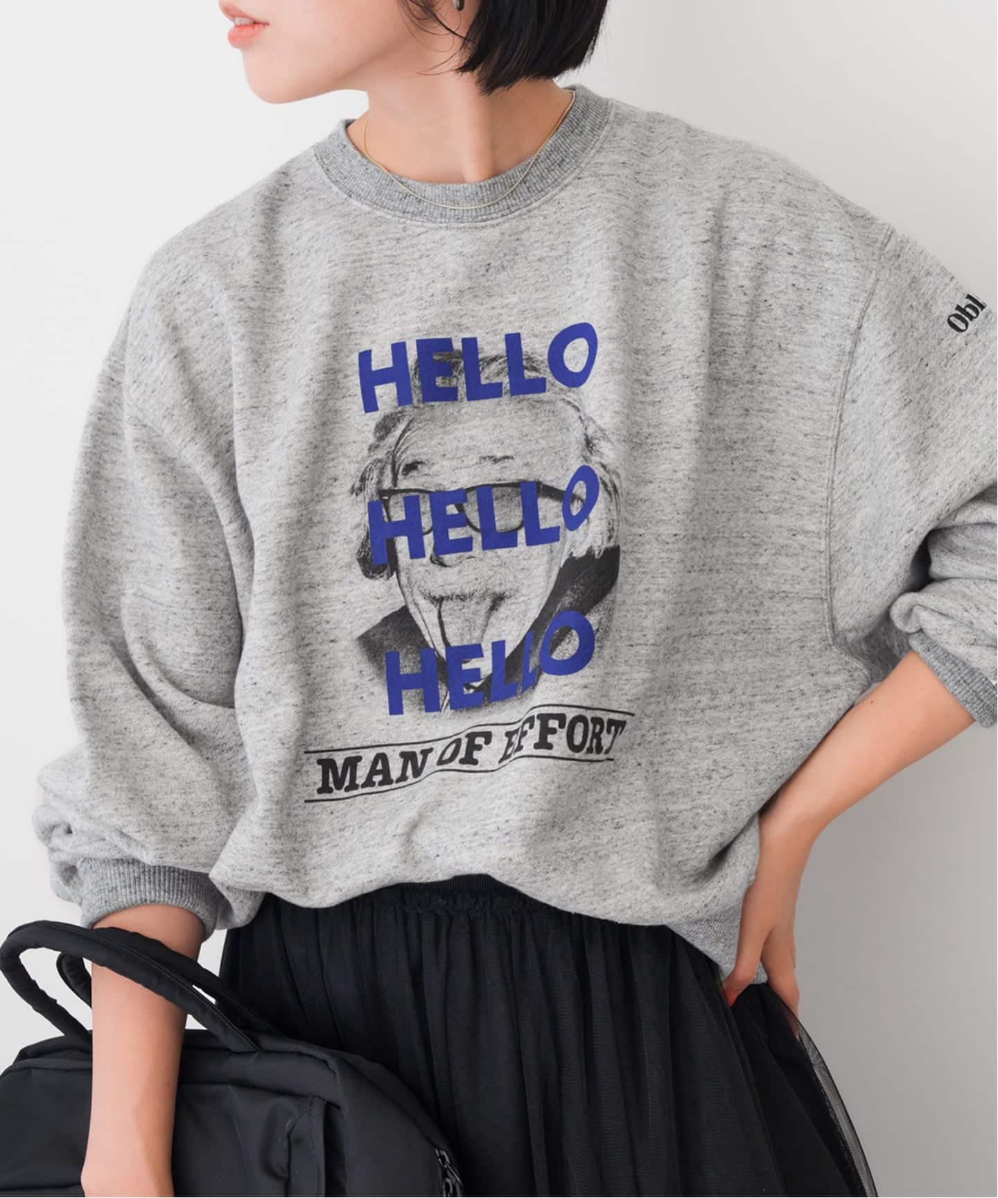 追加》oblada / オブラダ 別注HELLO SWEAT*（スウェット）｜Spick and