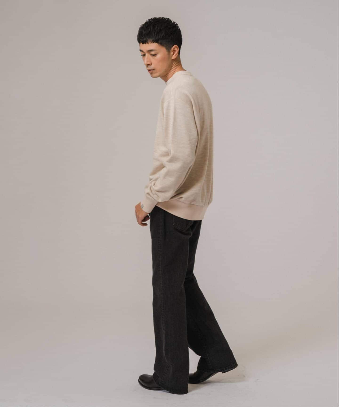 LOOPWHEELER × LOWERCASE for EDIFICE ウール/シルク スウェットSP