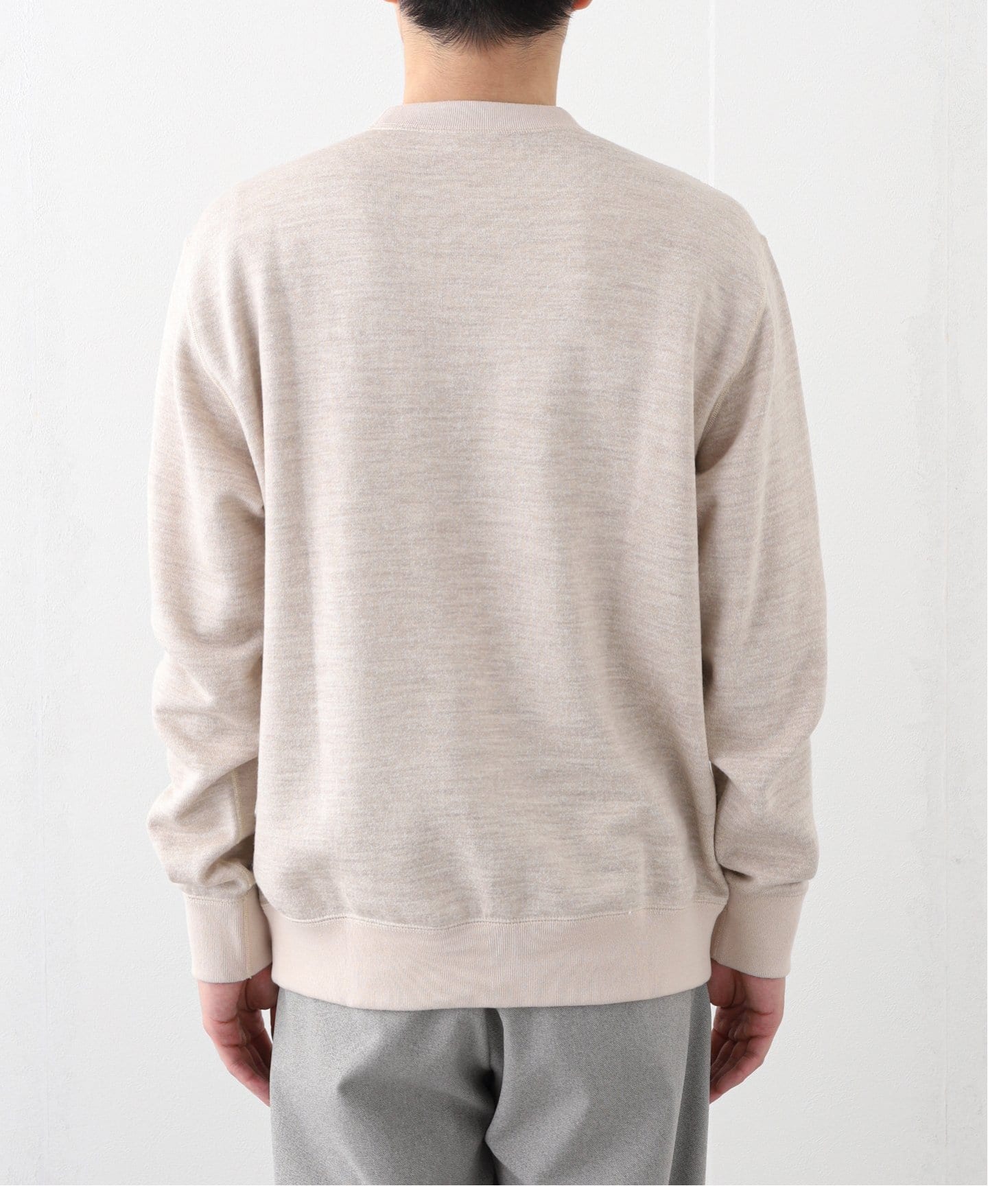 LOOPWHEELER × LOWERCASE for EDIFICE ウール/シルク スウェットSP