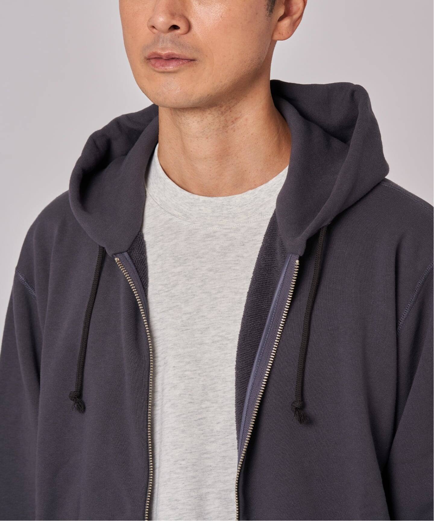 LOOPWHEELER × LOWERCASE for EDIFICE ライトツリウラケ ジップ