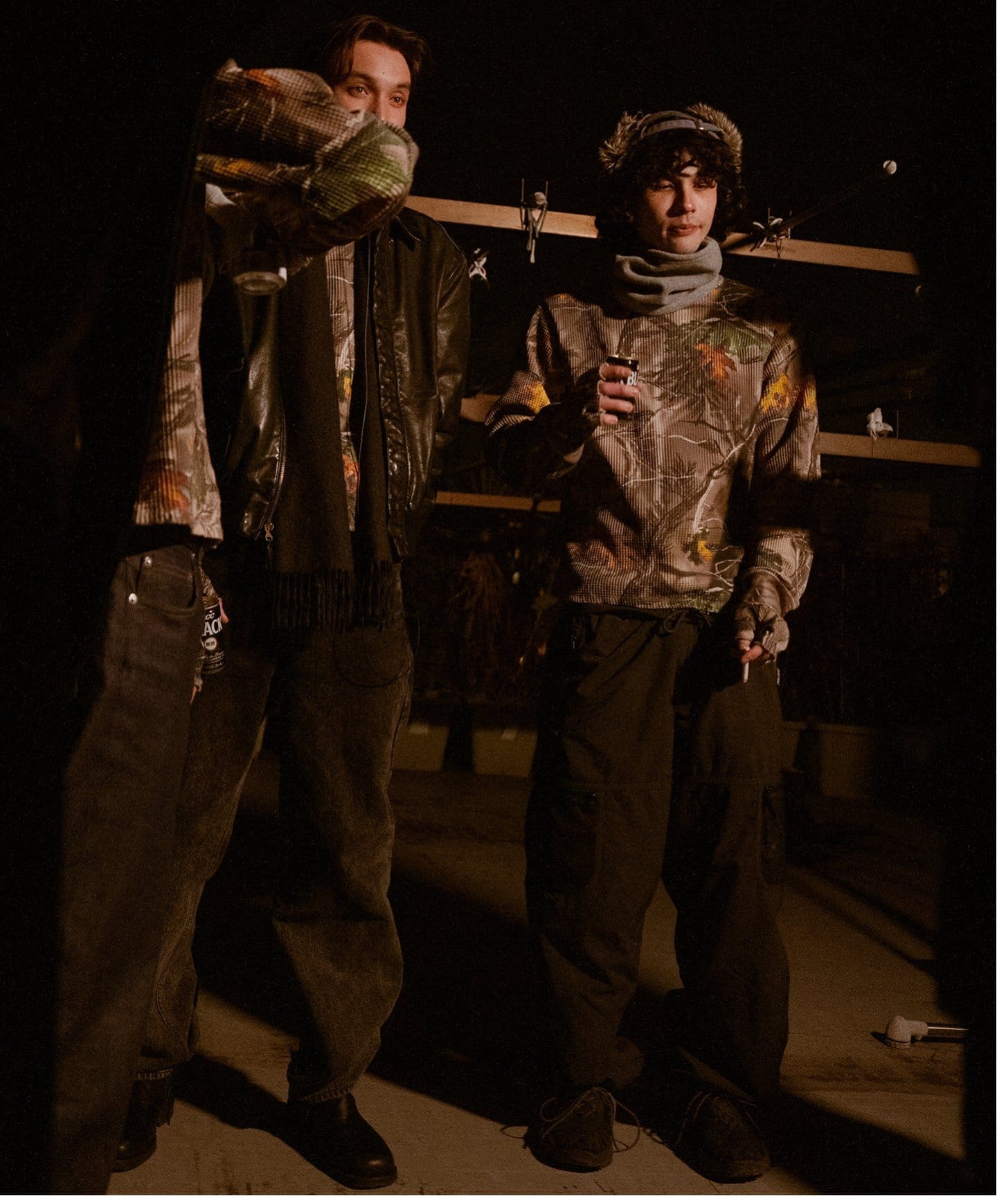 VALLAD / バラッド】カモ サーマル ロング Tee（Tシャツ／カットソー