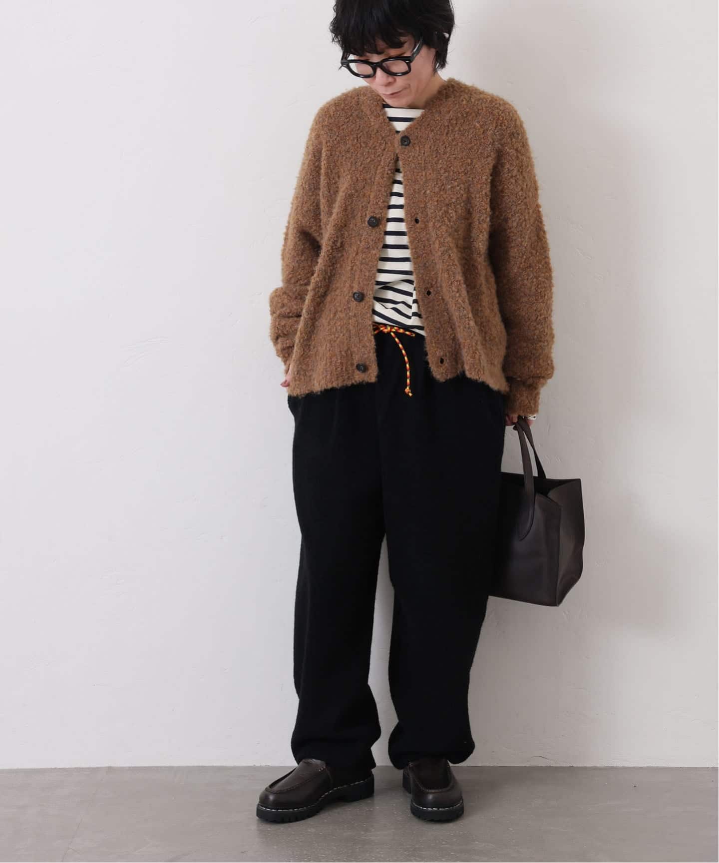 追加》ブークレー Vネックカーディガン（カーディガン）｜journal