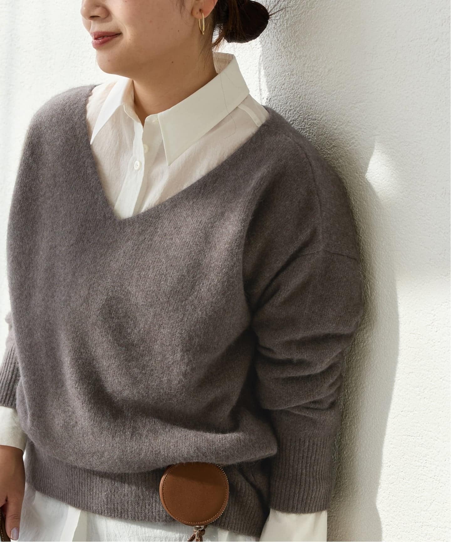 FOX WOOL 2WAY Vネックプルオーバー（ニット／セーター）｜JOURNAL