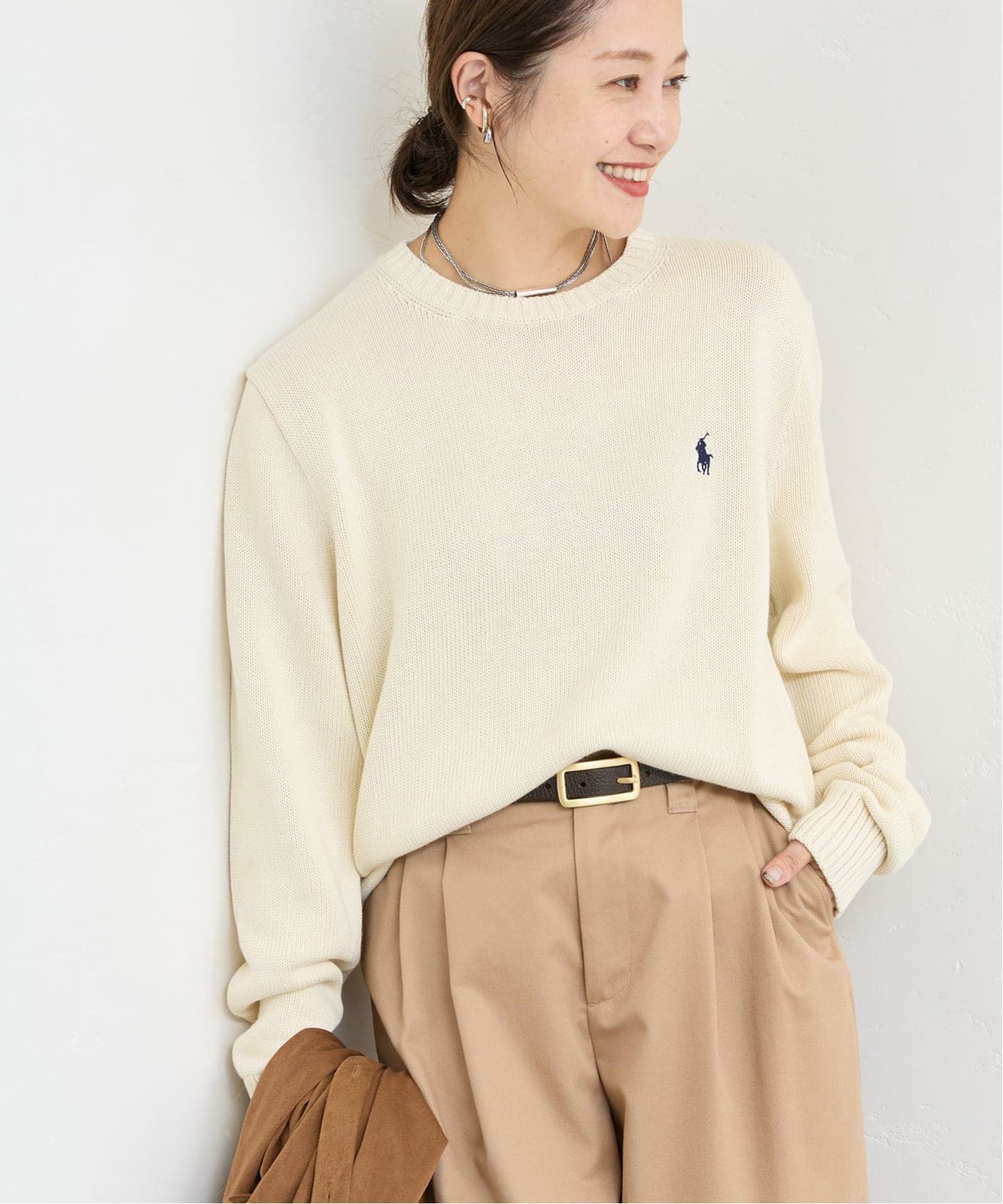 POLO RALPH LAUREN/ポロ ラルフ ローレン】COTTON KNIT PO（ニット
