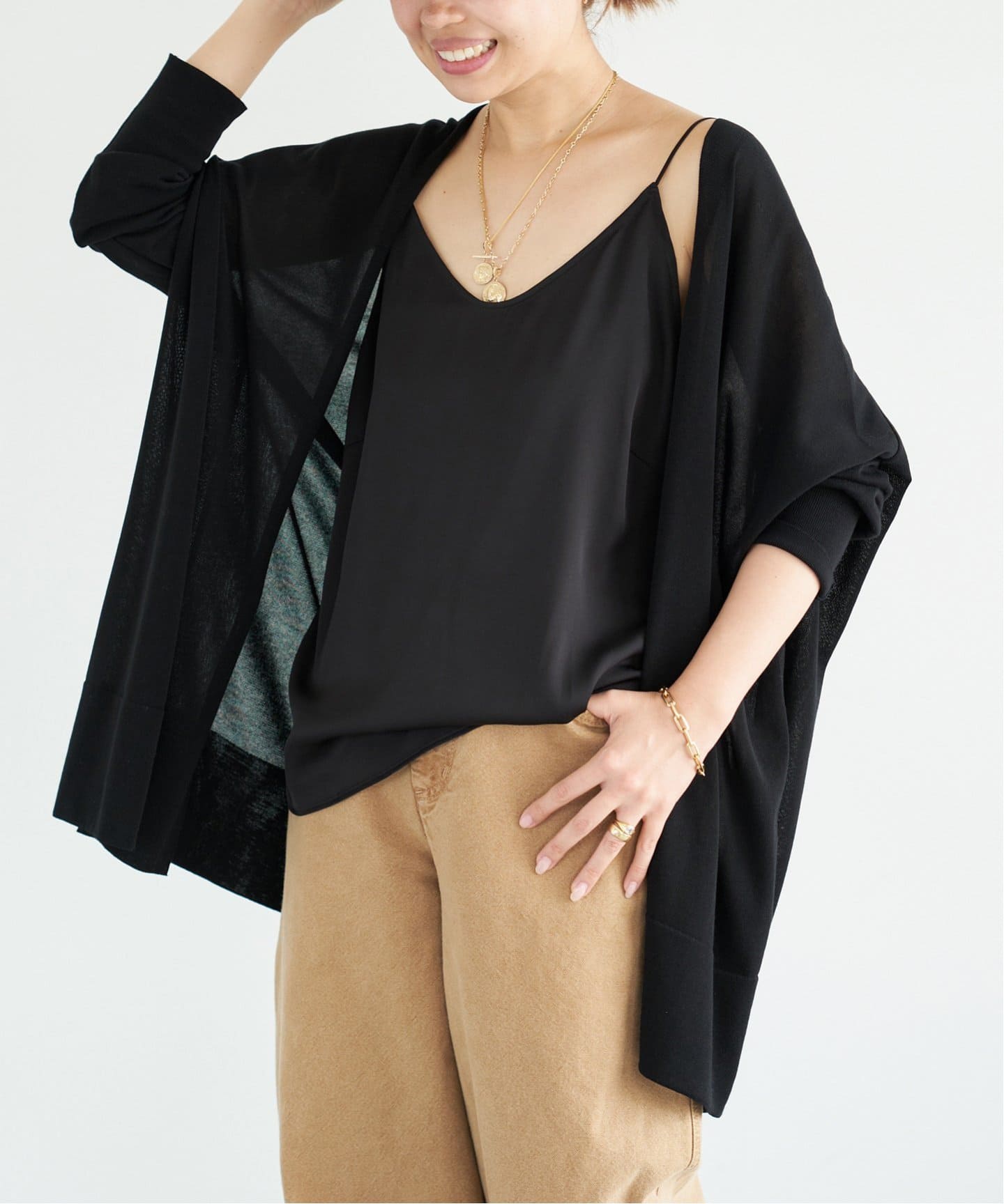 追加 shake code ショート カーディガン（カーディガン）｜Deuxieme