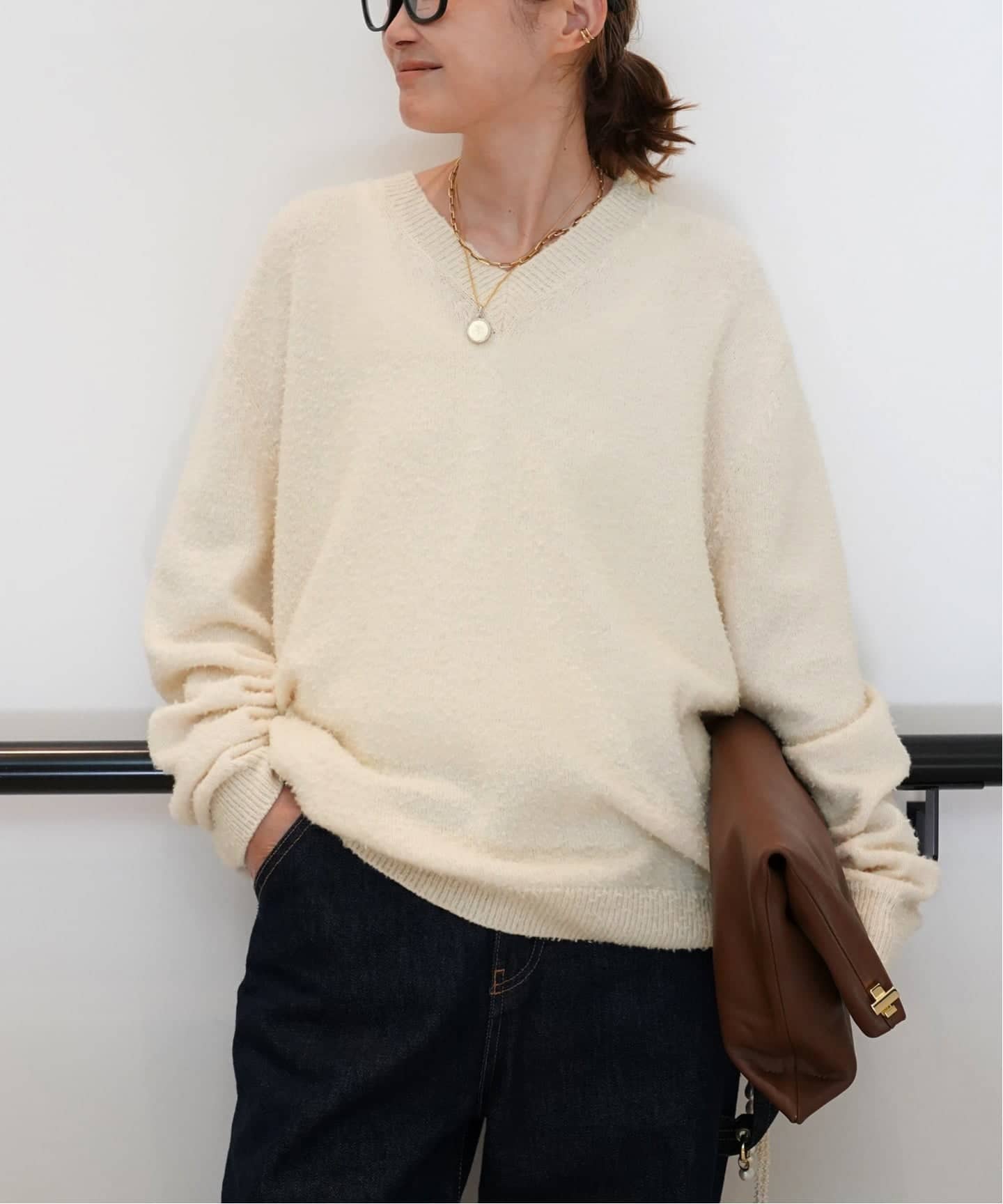 MAISON MARGIELA/メゾン マルジェラ】V NECK KNIT（ニット／セーター