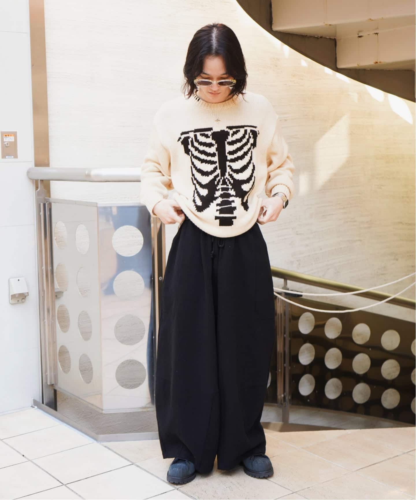 J ビッグモチーフ ヘビーニット（ニット／セーター）｜JOINT WORKS