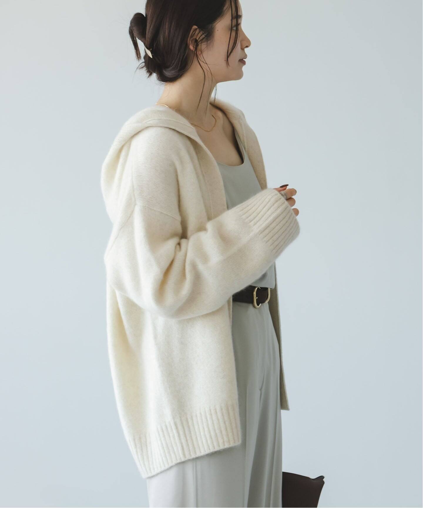 YAKフーディーカーディガン（カーディガン）｜NOBLE（ノーブル）の通販