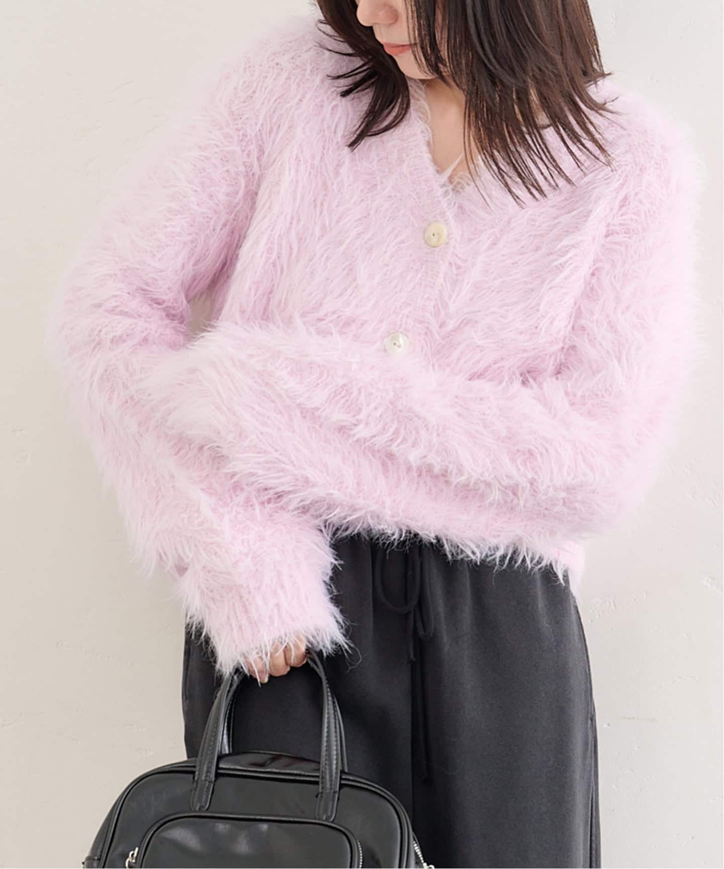 ファーニットカーディガン（カーディガン）｜U by SPICK&SPAN（ユー