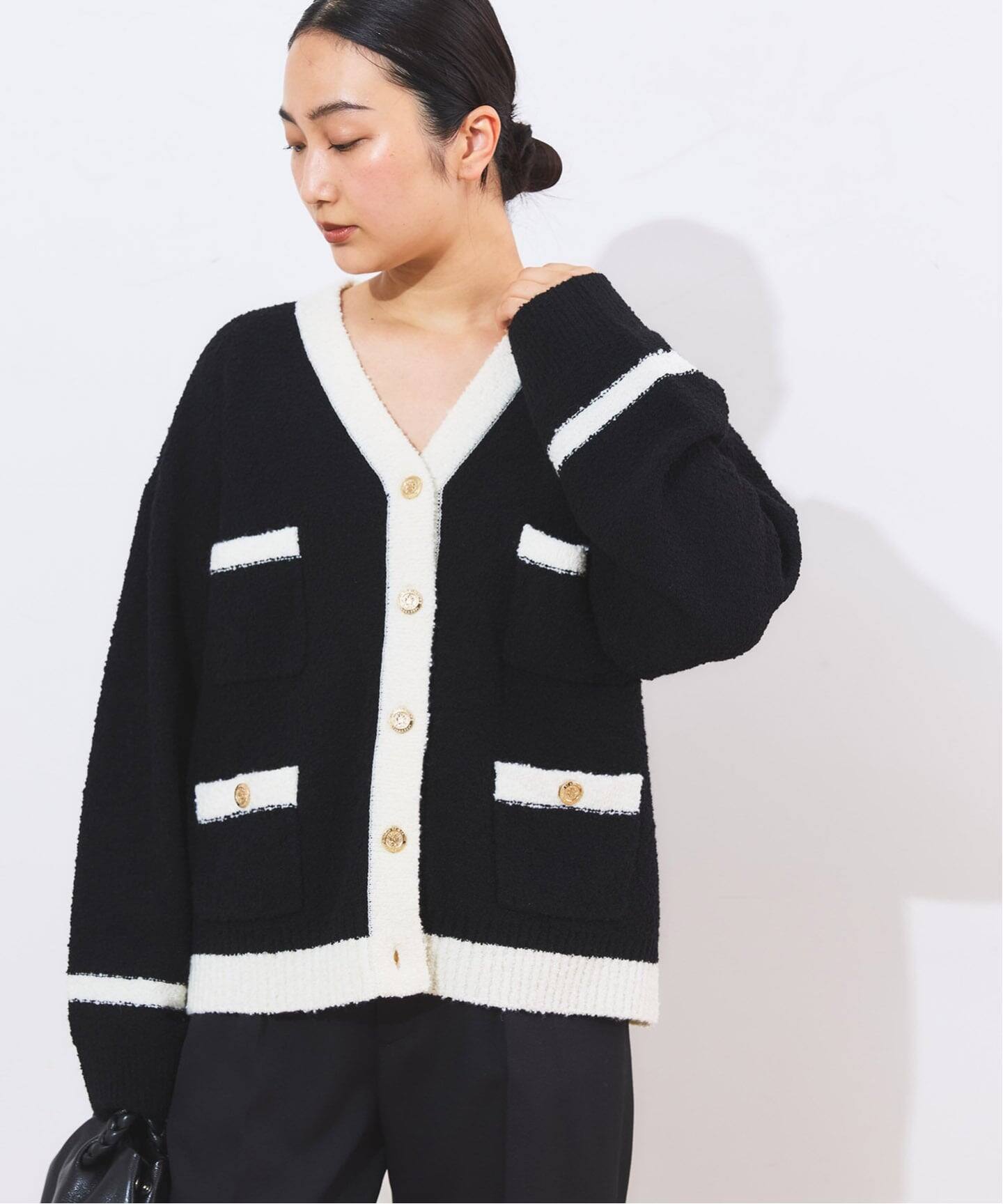 SP》Smithバイカラーカーディガン（カーディガン）｜JOURNAL STANDARD