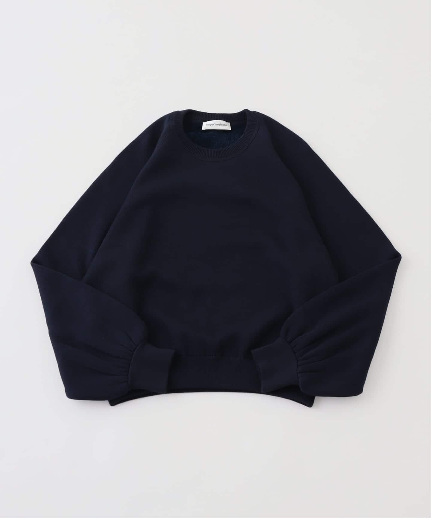 SimplyComplicated/シンプリーコンプリケイテッド KNITTED CREWNECK