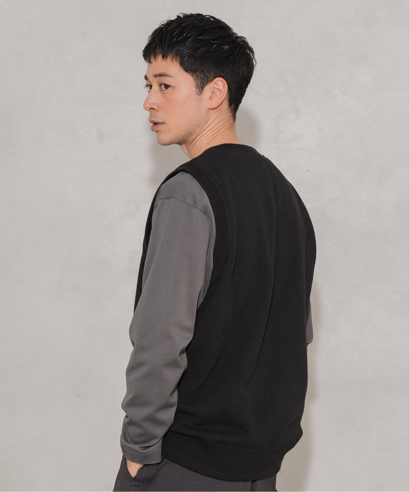 LOOPWHEELER × LOWERCASE for EDIFICE ライトツリウラケ ルーズベスト