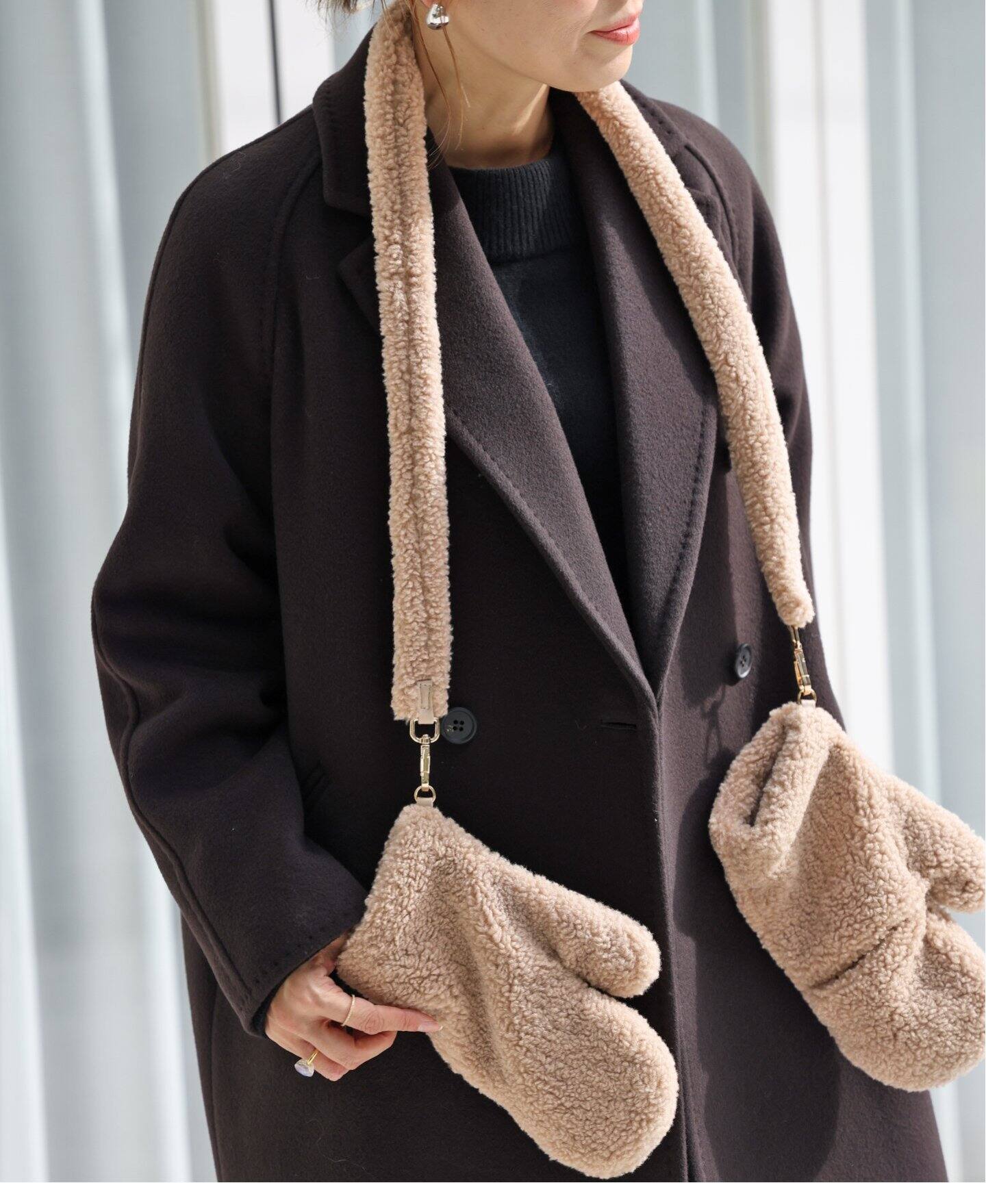 CELERI BOA MITTENS（手袋）｜Deuxieme Classe（ドゥーズィエム クラス