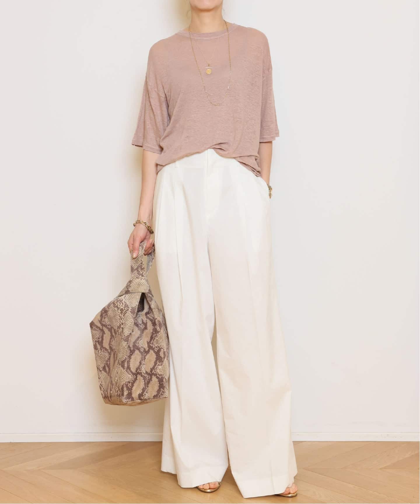 SITA PARANTICA/シータパランティカ】PYTHON PRINT SUEDE バッグ