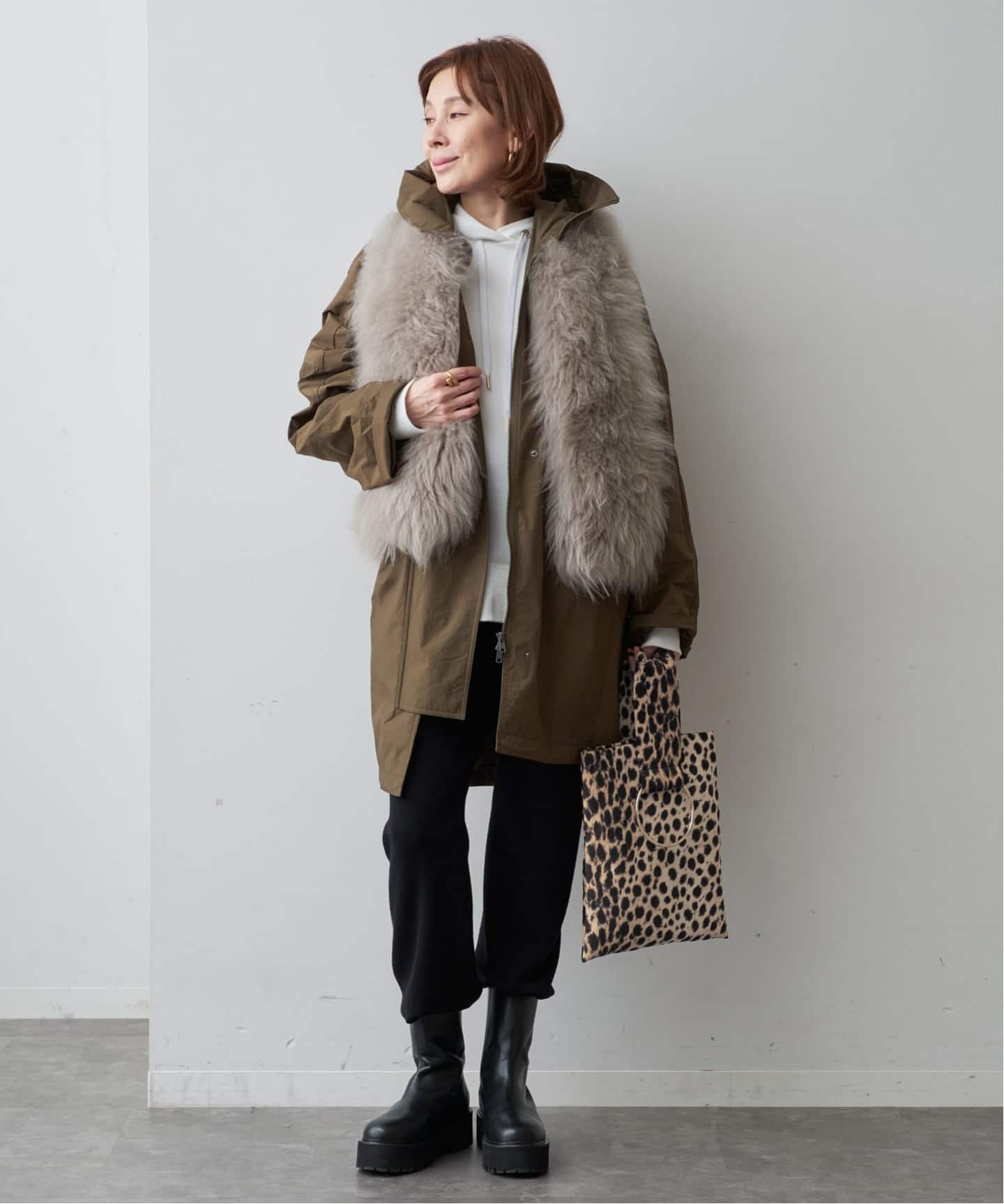 追加4》LERET.H ルレアッシュ サック・カレ（ハンドバッグ）｜VERMEIL