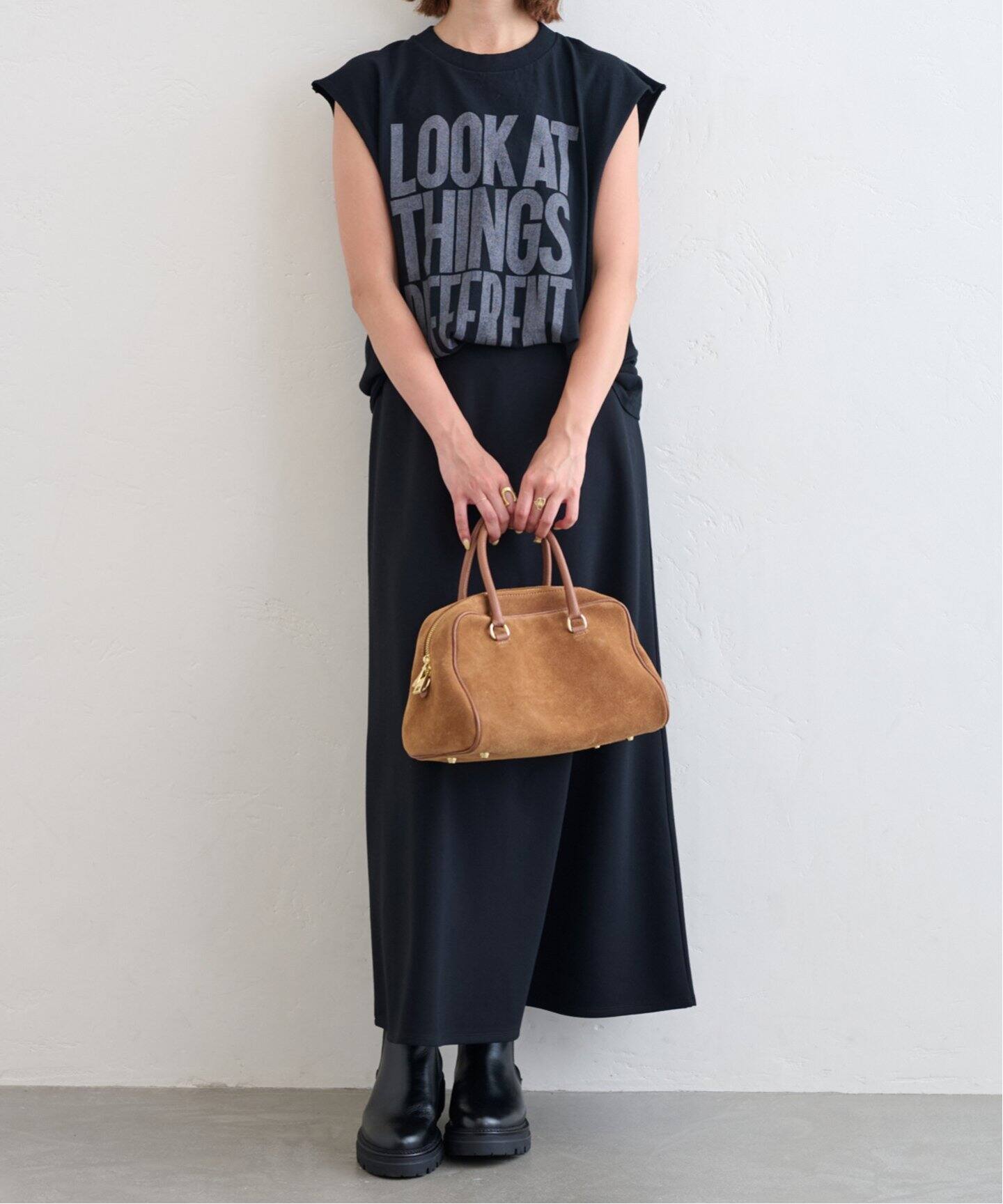 WEB限定/追加》AULENTTI /オウレンティSUEDE BOSTON BAG5（ボストン