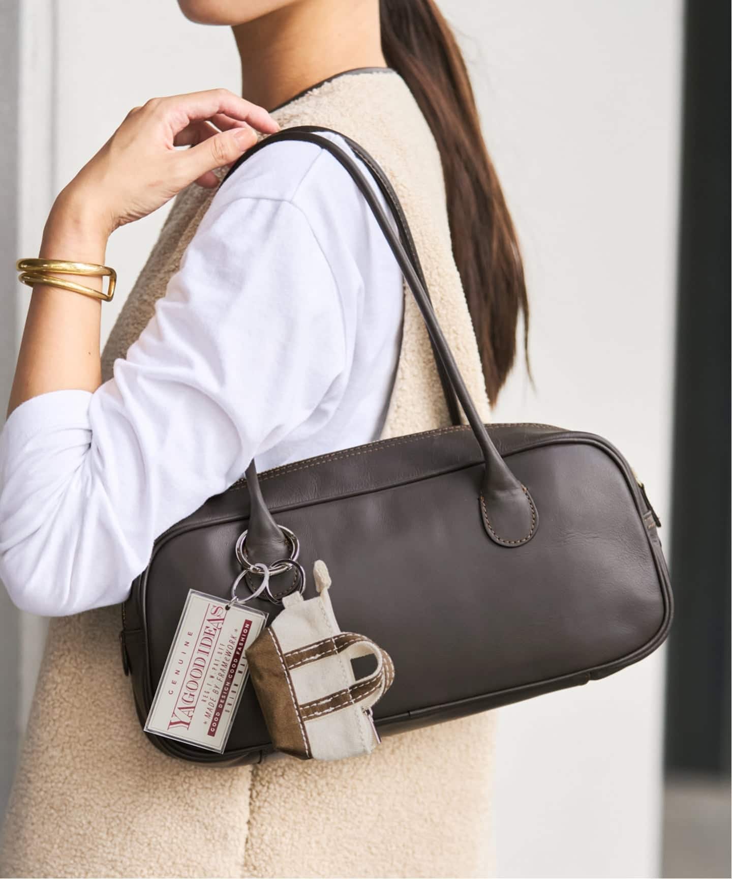 ≪WEB限定 / 追加≫AULENTTI/オウレンティ 別注ロングハンドルボストン