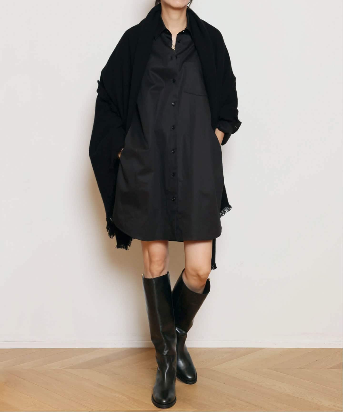 Via Roma 15 LONG ブーツ（Nappa liscio）（ロングブーツ）｜MUSE de