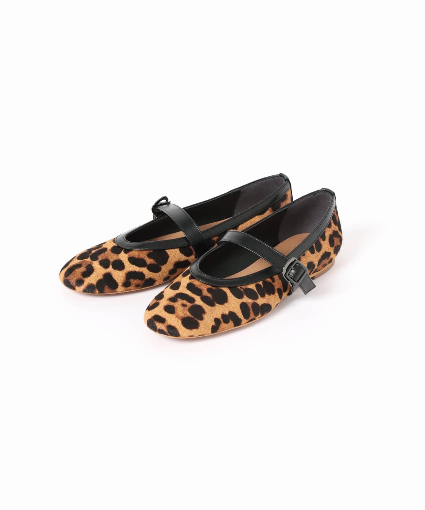Spick & Span レオパードメリージェーン（フラットシューズ）｜Spick