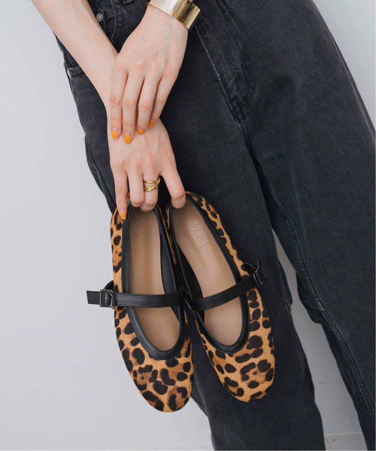 Spick & Span レオパードメリージェーン（フラットシューズ）｜Spick