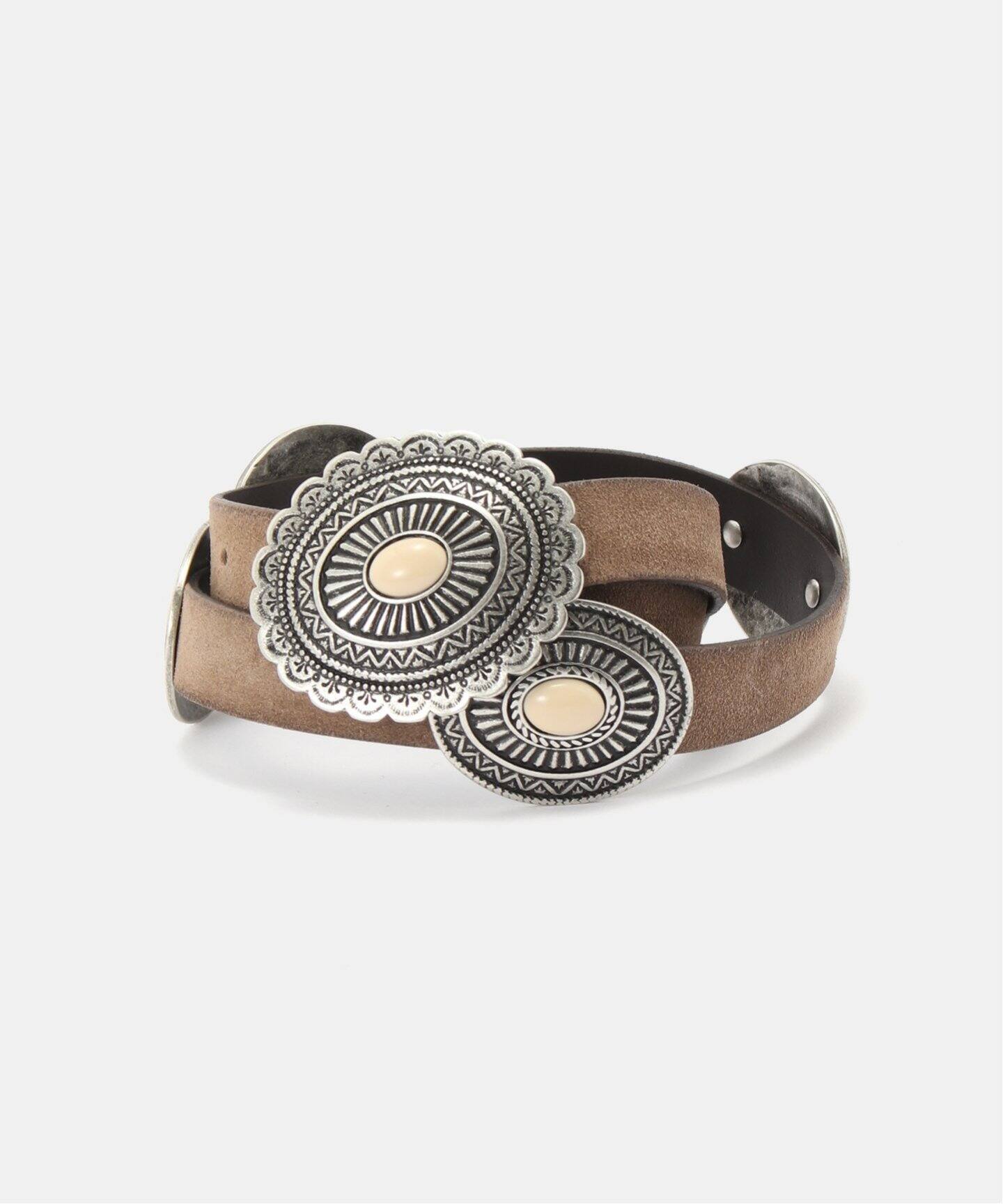 PUNTOVITA/プントヴィータ】BIG CONCHO BELT（ベルト）｜Deuxieme