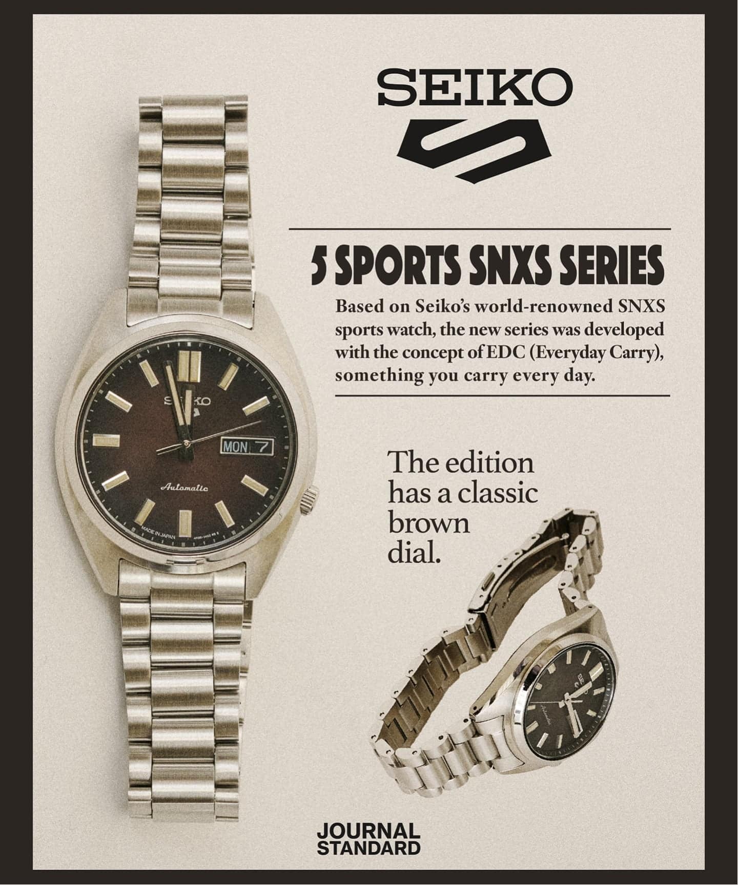 SEIKO / セイコー 5 SPORTS 別注 SNXS LIMITED（新品）｜JOURNAL