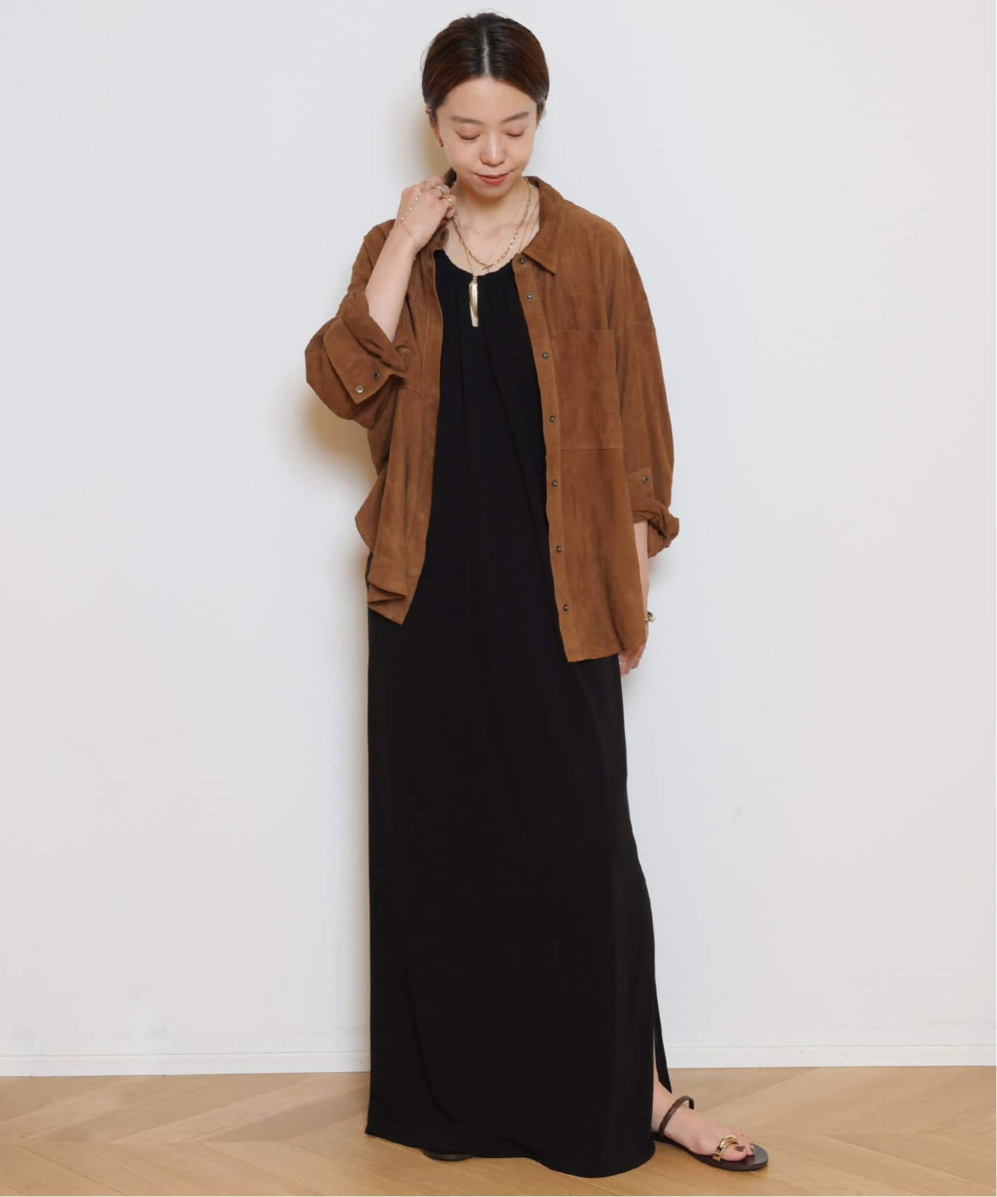 OneTeaSpoon/ワンティースプーン】SUEDE DARIA シャツジャケット