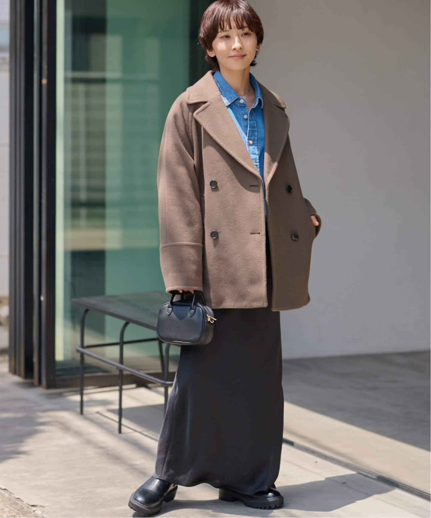 追加》尾州ウールスーパー100モッサPコート（ピーコート）｜JOURNAL