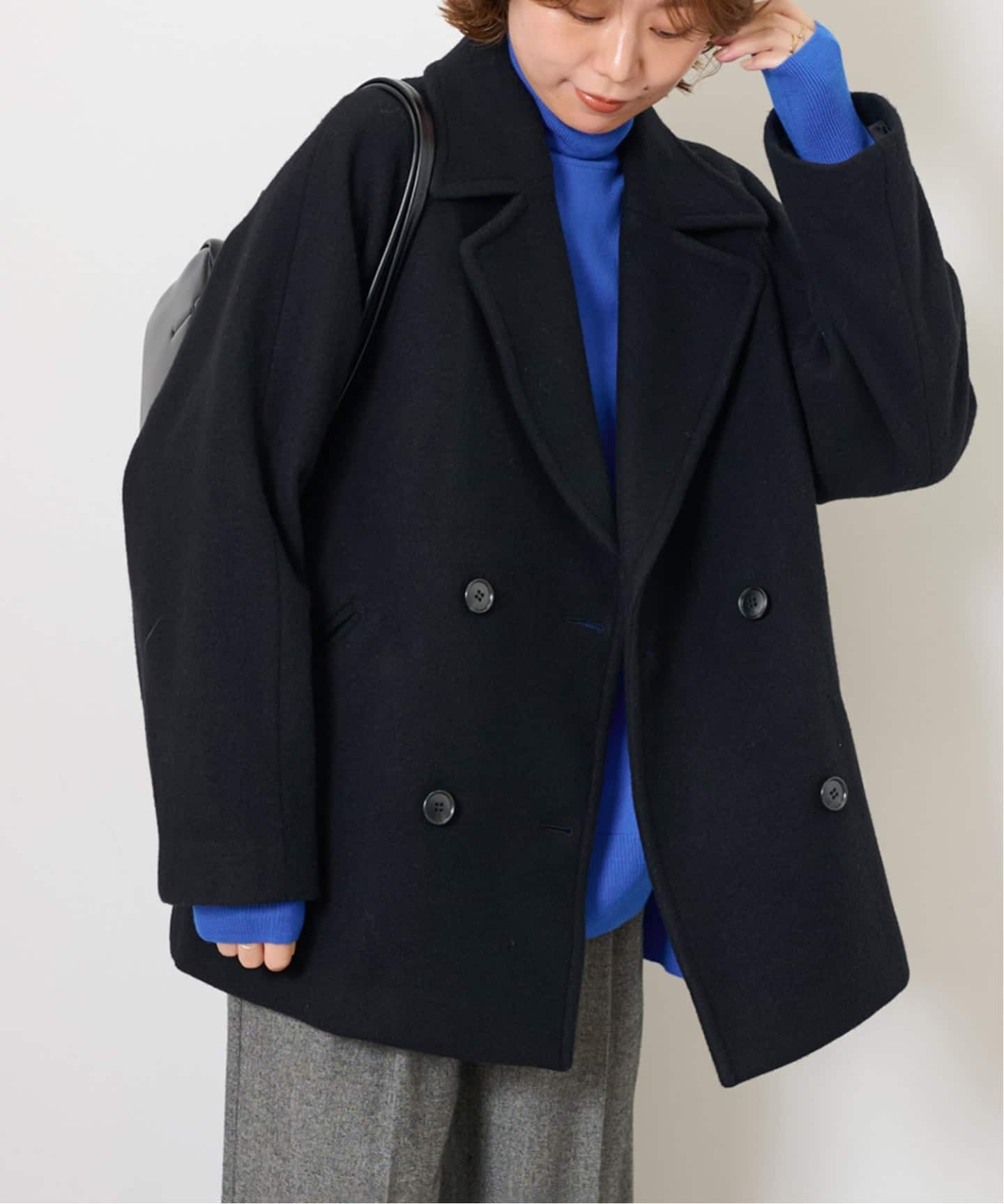 WEB限定》尾州ウールショートPコート（ピーコート）｜JOURNAL STANDARD