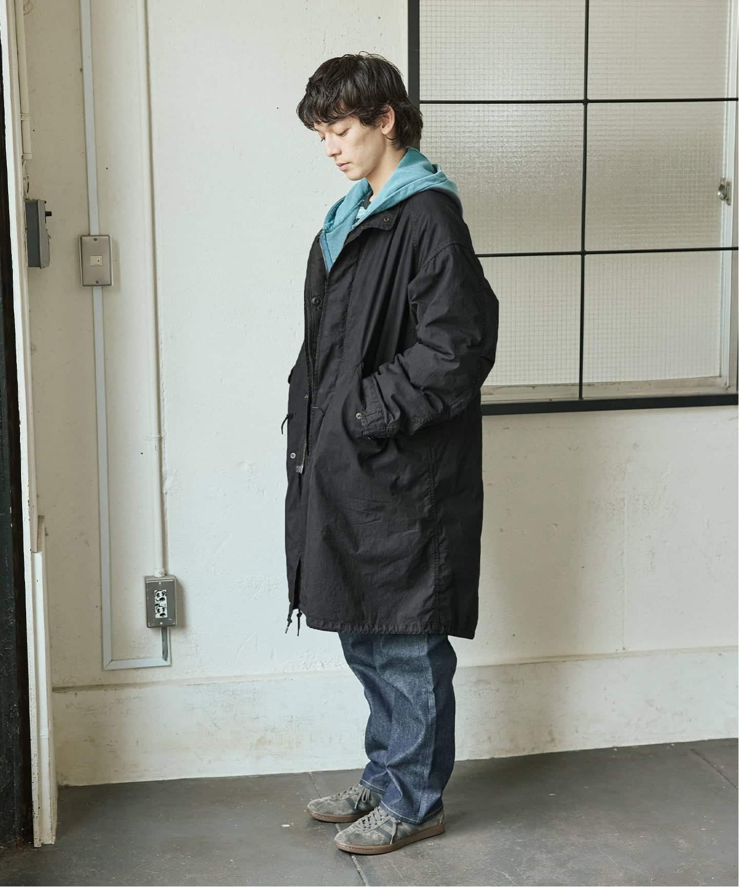 M65 フィッシュテールパーカー ガーメント ダイ / ライナー付き